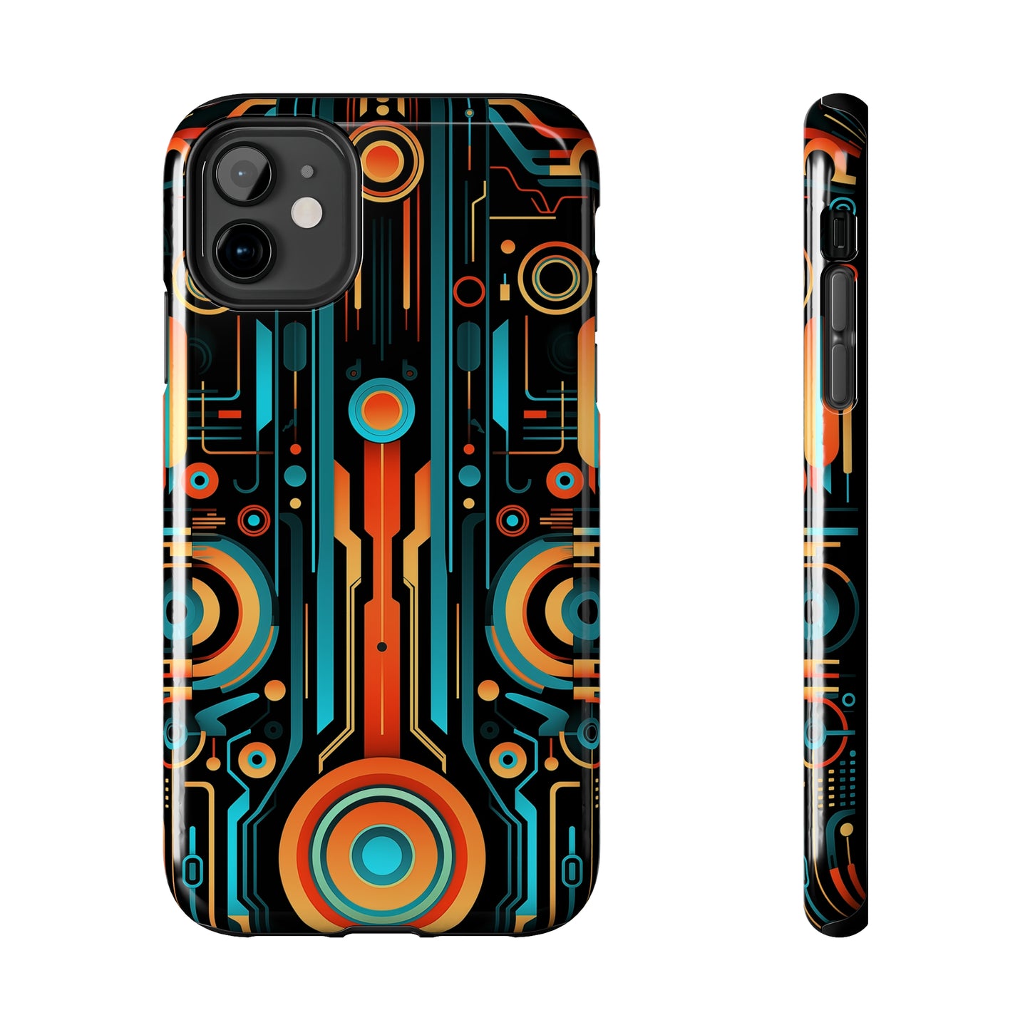 Futuristic #08, iPhone 7, 8, X, 11, 12, 13, 14, 15+ case.