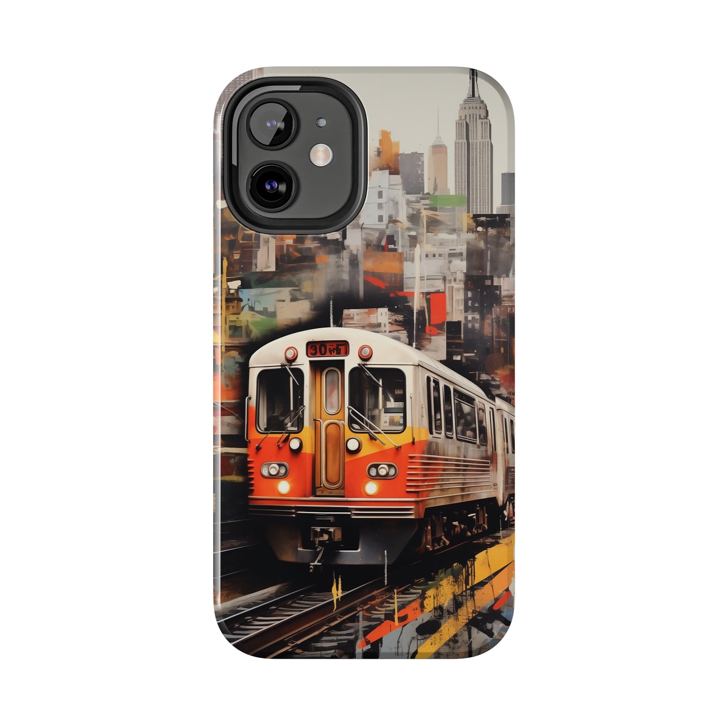 New York City, subway, iPhone 7, 8, X, 11, 12, 13, 14, 15+ case.