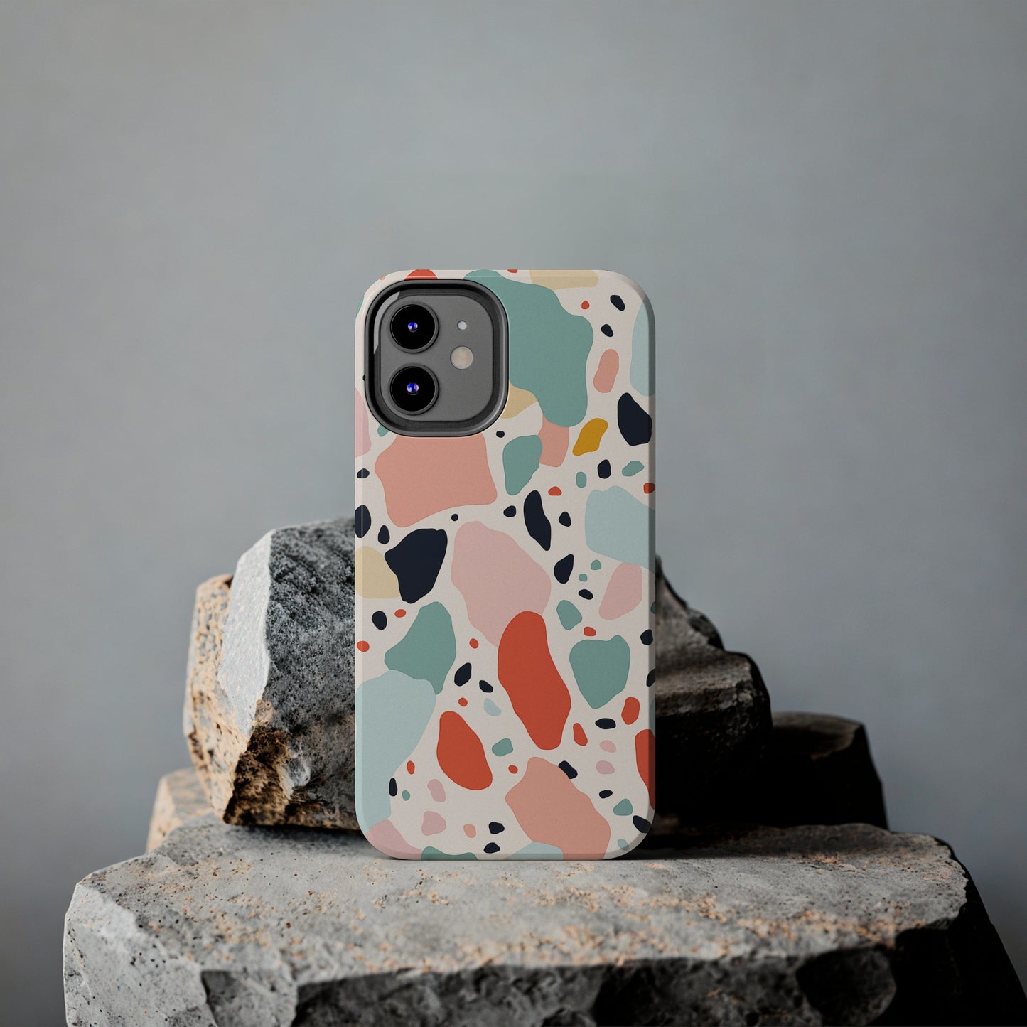 Terrazzo, iPhone 7, 8, X, 11, 12, 13, 14, 15+ case.