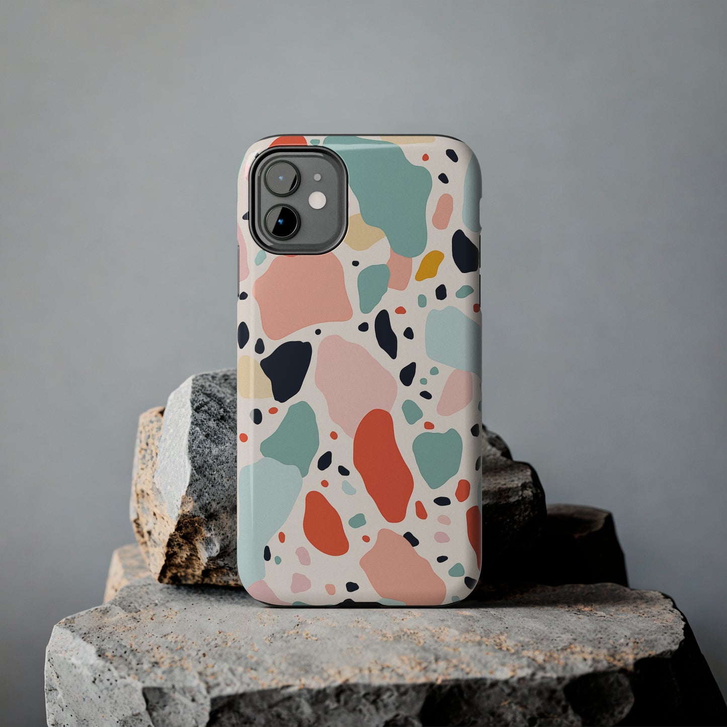 Terrazzo, iPhone 7, 8, X, 11, 12, 13, 14, 15+ case.