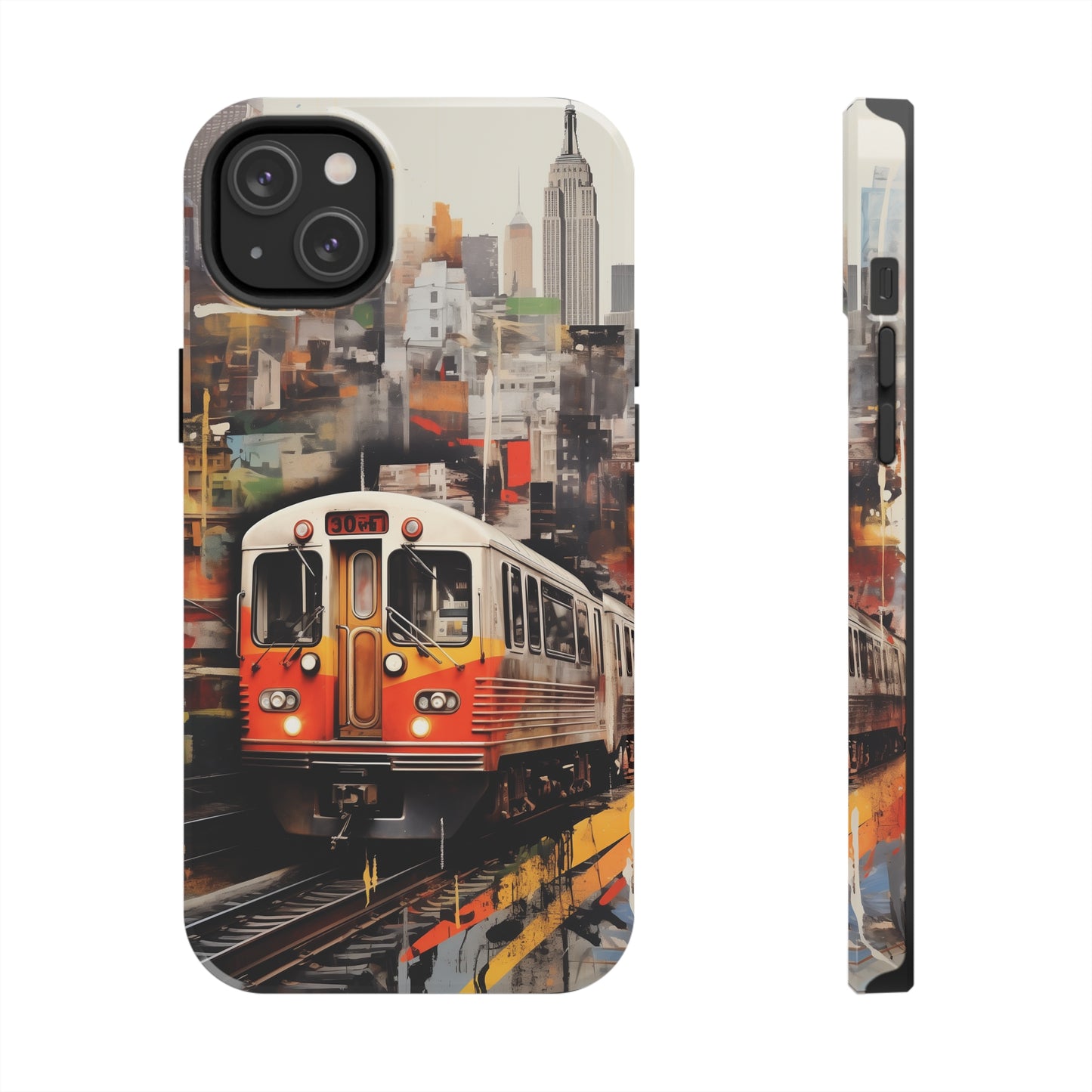 New York City, subway, iPhone 7, 8, X, 11, 12, 13, 14, 15+ case.