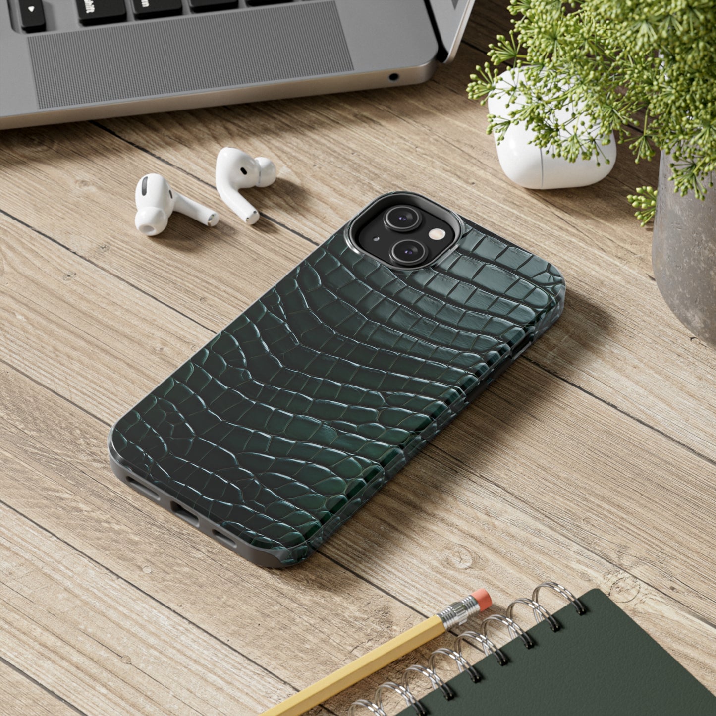 Alligator skin #03, iPhone 7, 8, X, 11, 12, 13, 14, 15+ case.