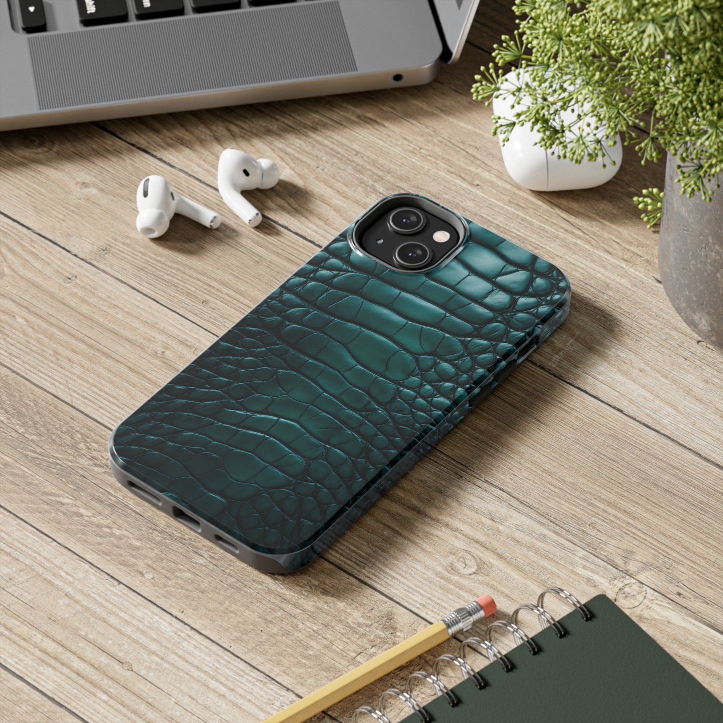 Alligator skin #02, iPhone 7, 8, X, 11, 12, 13, 14, 15+ case.