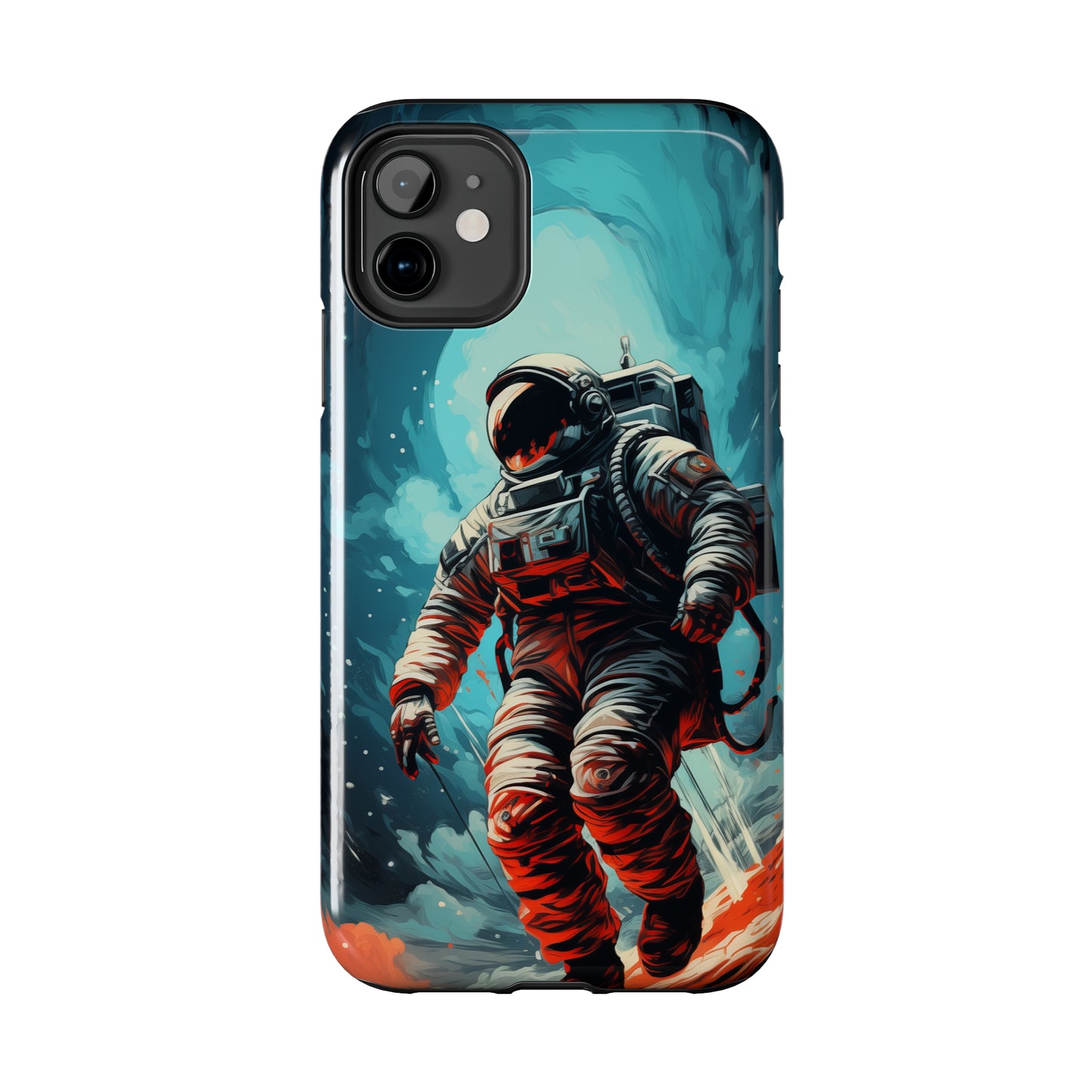 Astronaut #01, iPhone 7, 8, X, 11, 12, 13, 14, 15+ case.