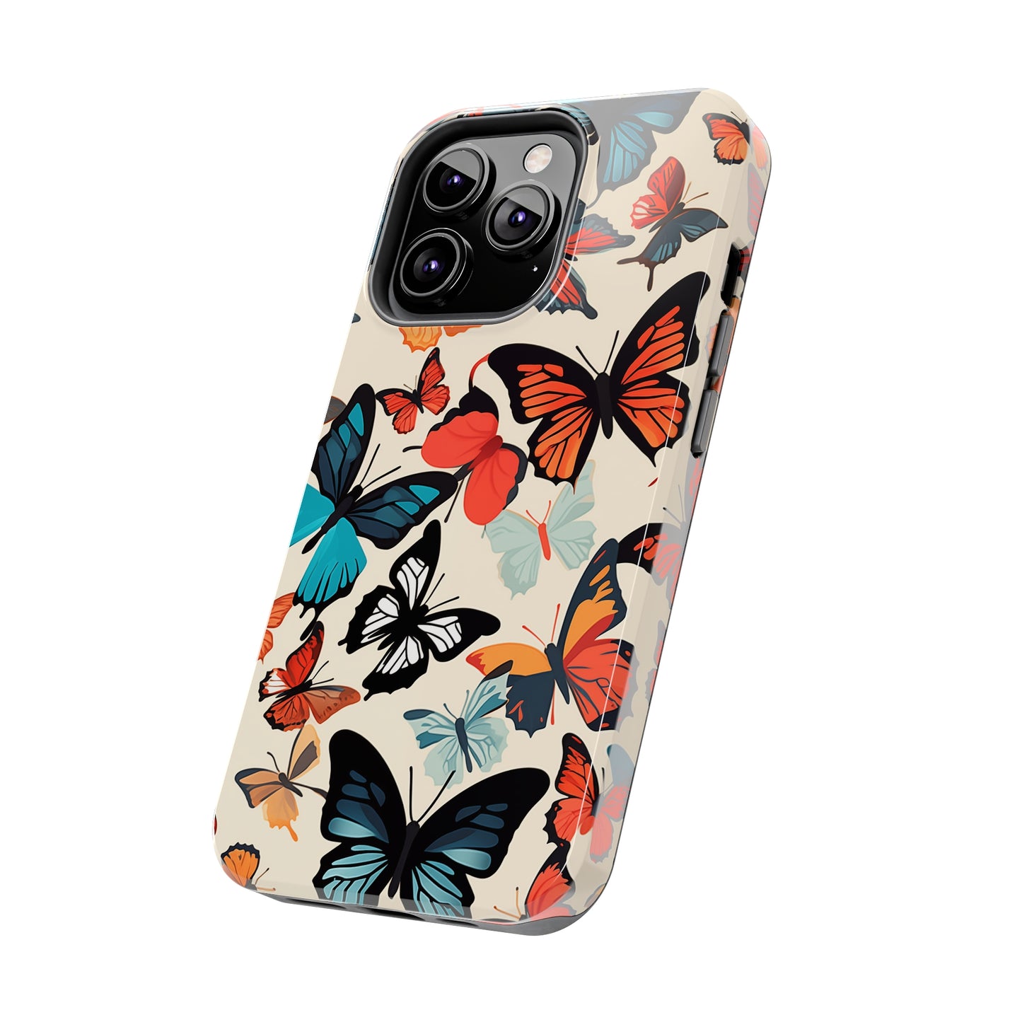 Butterflies #02, iPhone 7, 8, X, 11, 12, 13, 14, 15+ case.