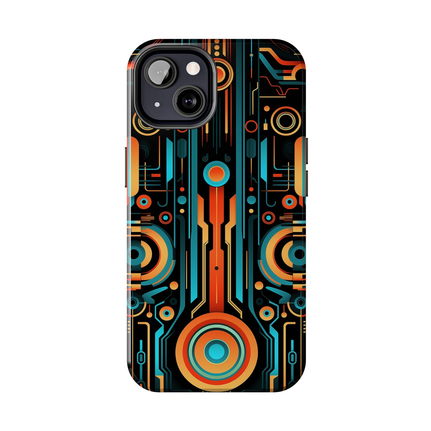 Futuristic #08, iPhone 7, 8, X, 11, 12, 13, 14, 15+ case.