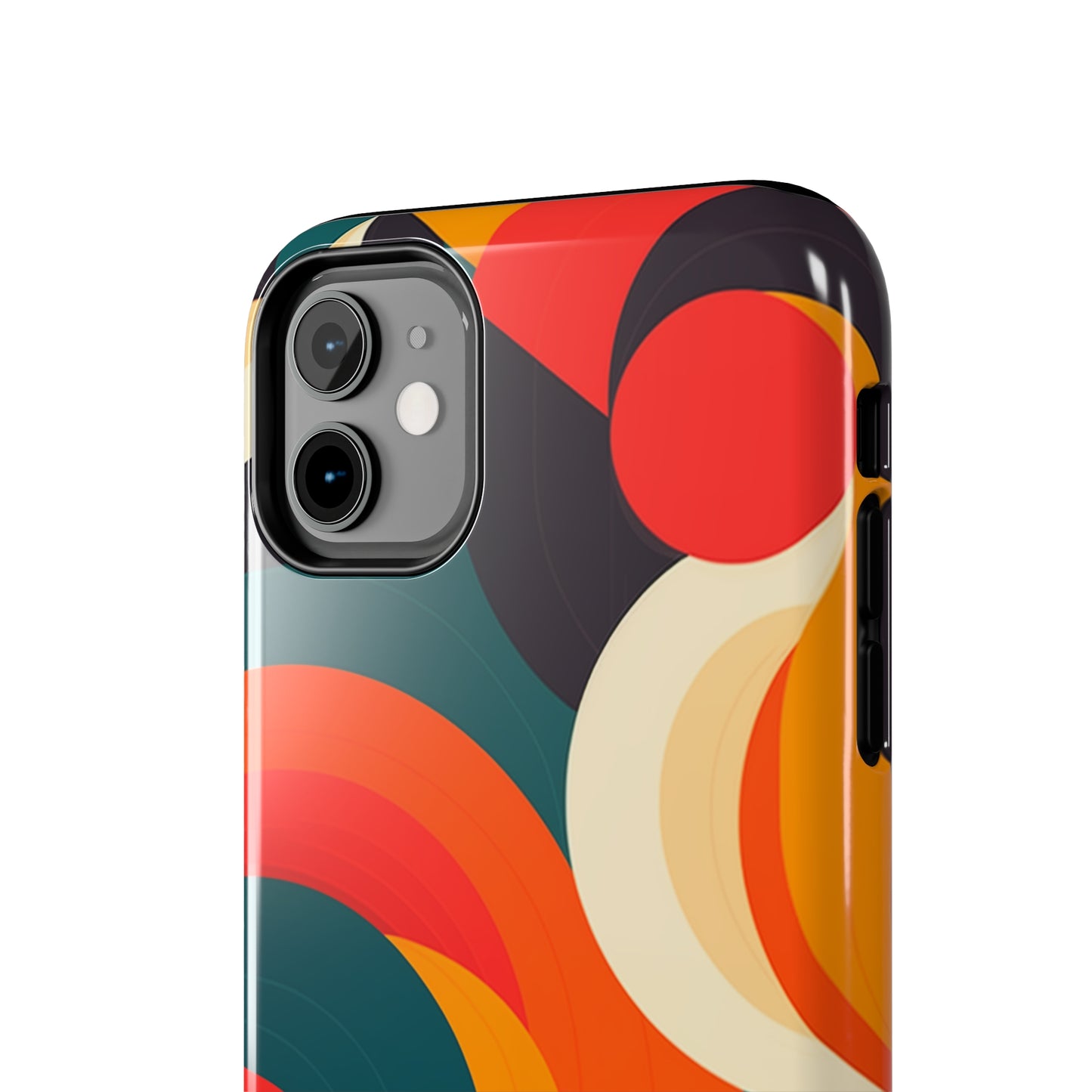 Abstract Shapes #04, iPhone 7, 8, X, 11, 12, 13, 14, 15+ case.