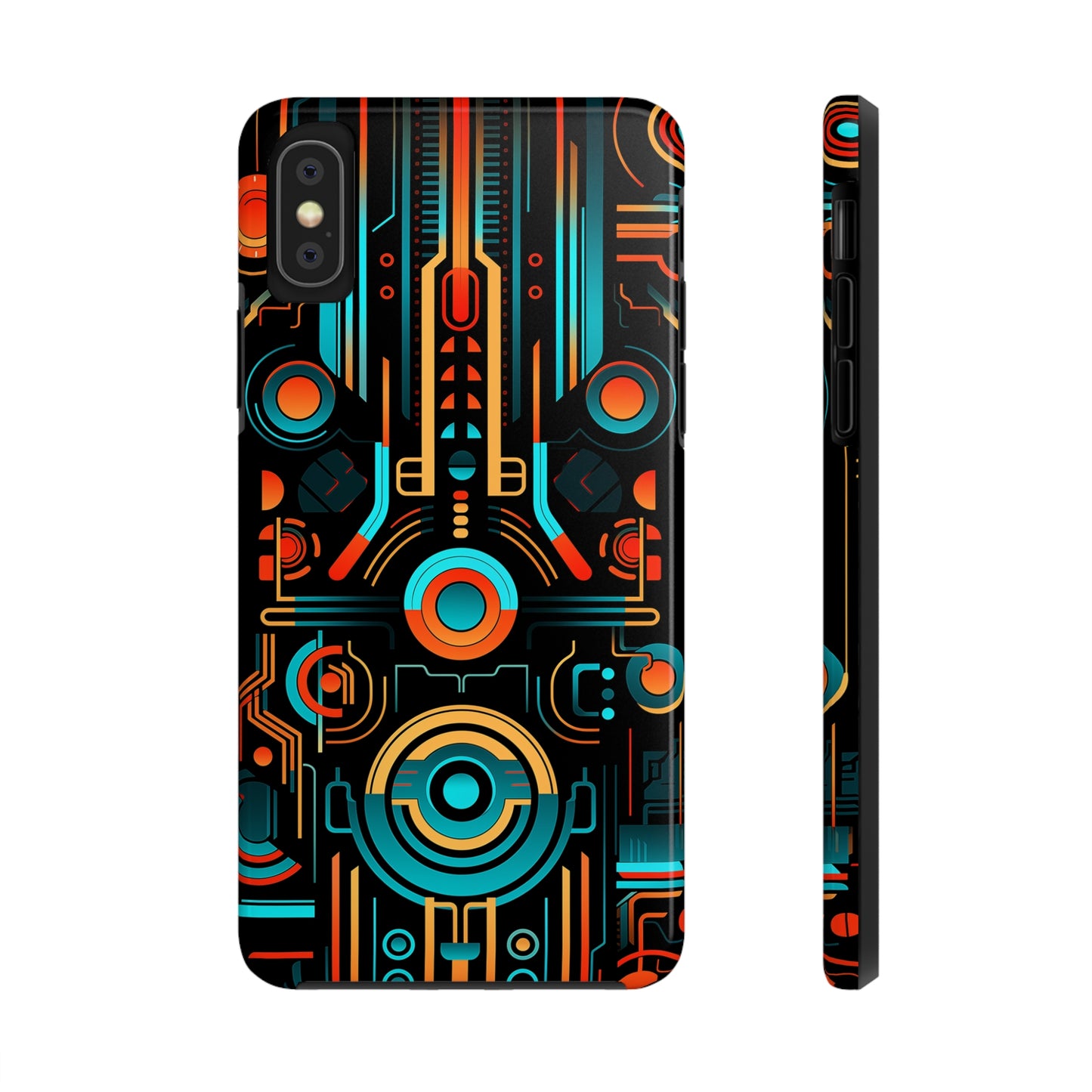 Futuristic #06, iPhone 7, 8, X, 11, 12, 13, 14, 15+ case.