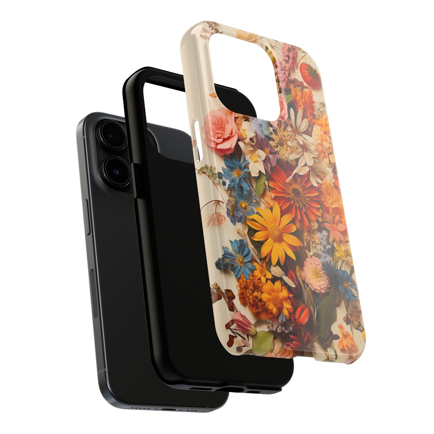 Dried Flowers #03, iPhone 7, 8, X, 11, 12, 13, 14, 15+ case.