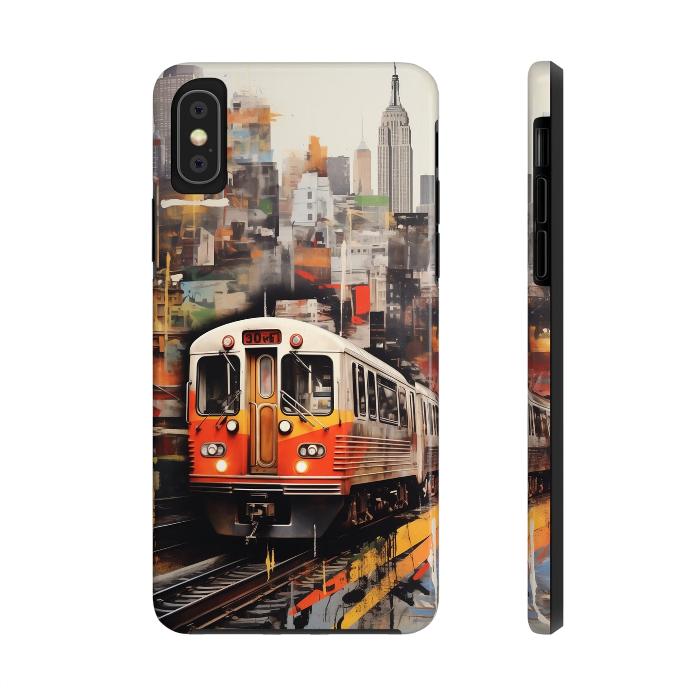 New York City, subway, iPhone 7, 8, X, 11, 12, 13, 14, 15+ case.