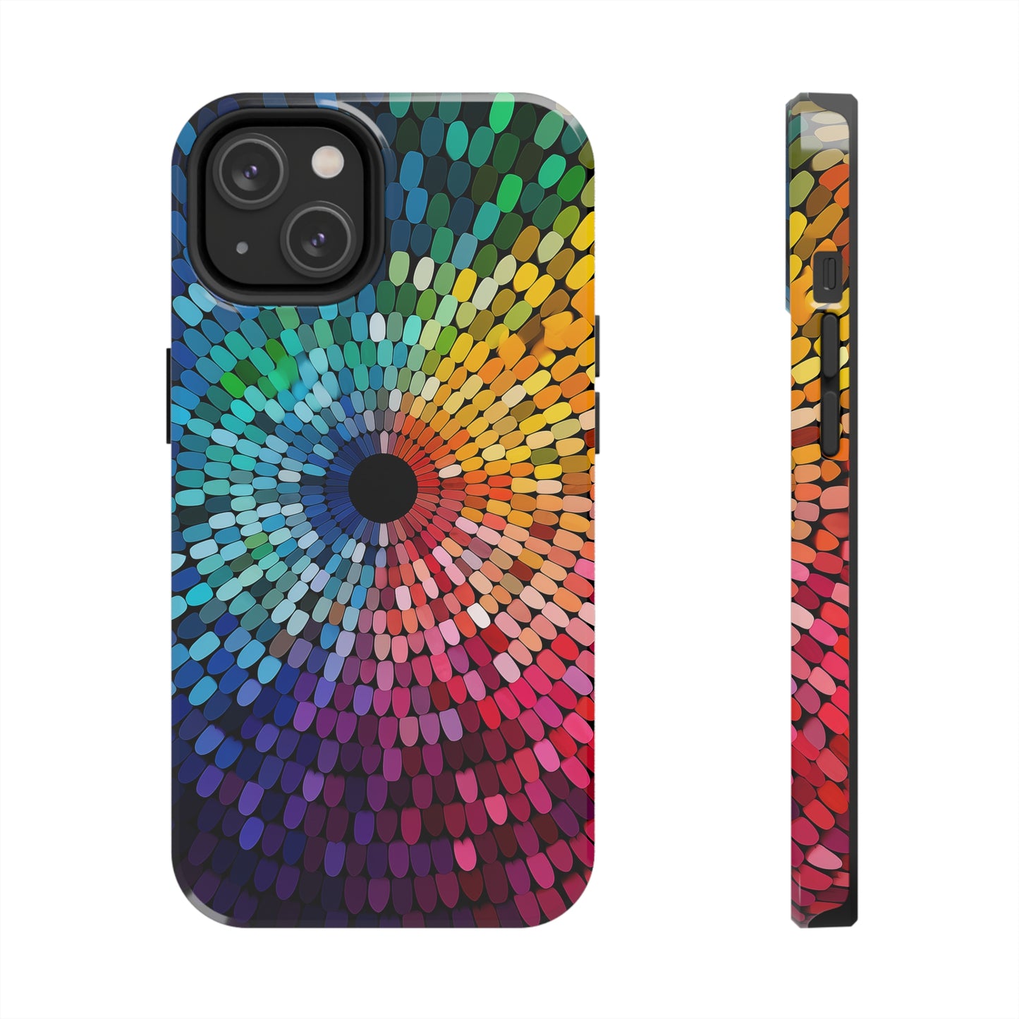 Rainbow Effect #02, iPhone 7, 8, X, 11, 12, 13, 14, 15+ case.