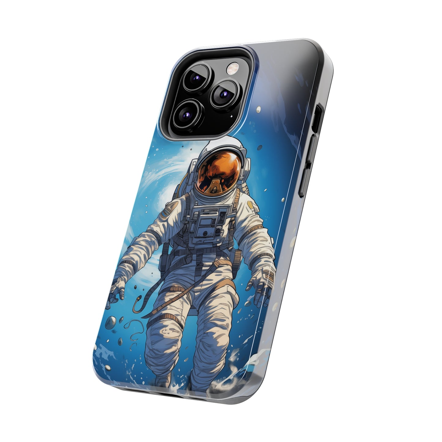 Astronaut #02, iPhone 7, 8, X, 11, 12, 13, 14, 15+ case.