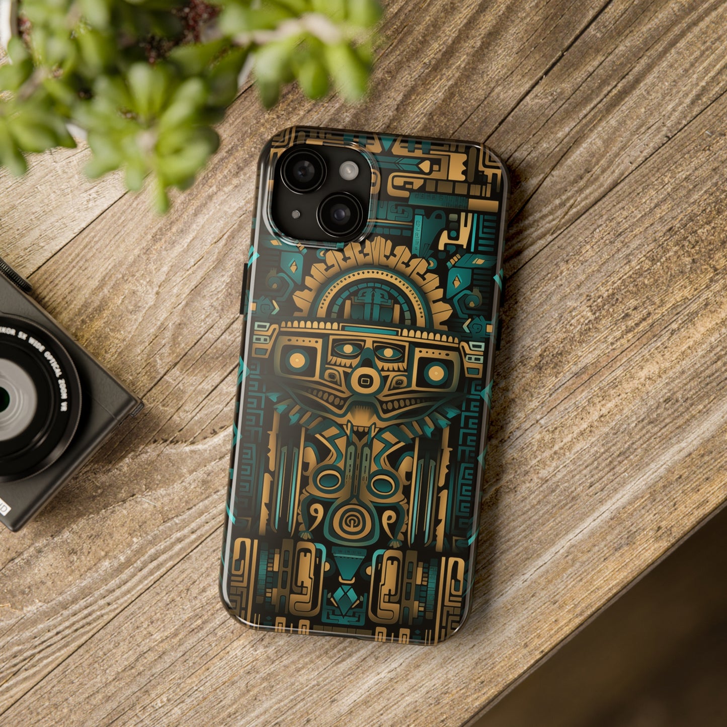 Aztec Vibes, iPhone 7, 8, X, 11, 12, 13, 14, 15+ case.