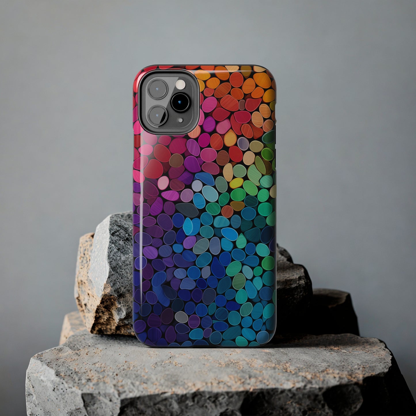 Rainbow Effect, iPhone 7, 8, X, 11, 12, 13, 14, 15+ case.