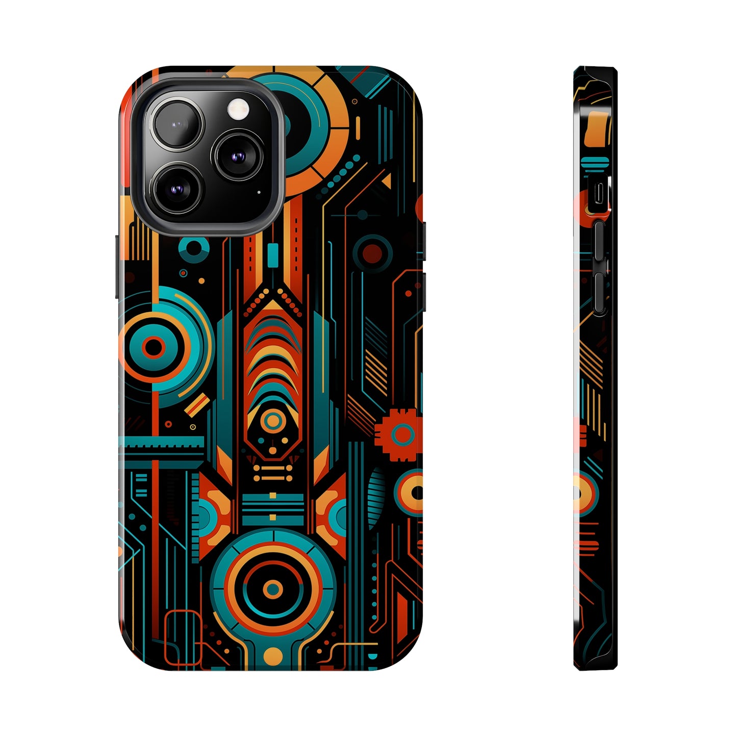 Futuristic #07, iPhone 7, 8, X, 11, 12, 13, 14, 15+ case.