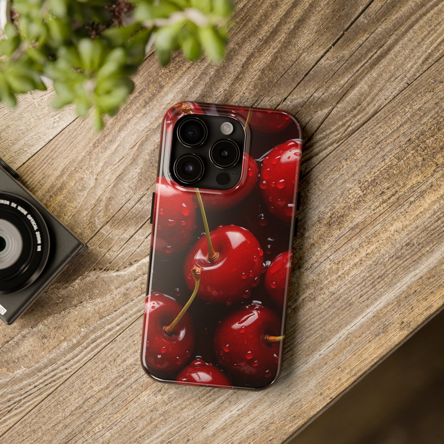 Cherries #07, iPhone 7, 8, X, 11, 12, 13, 14, 15+ case.