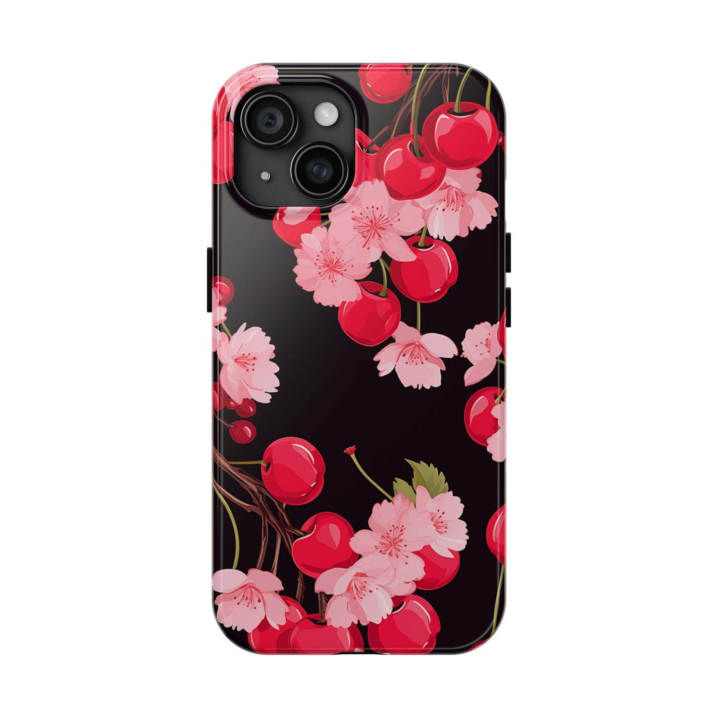 Cherries #05, iPhone 7, 8, X, 11, 12, 13, 14, 15+ case.