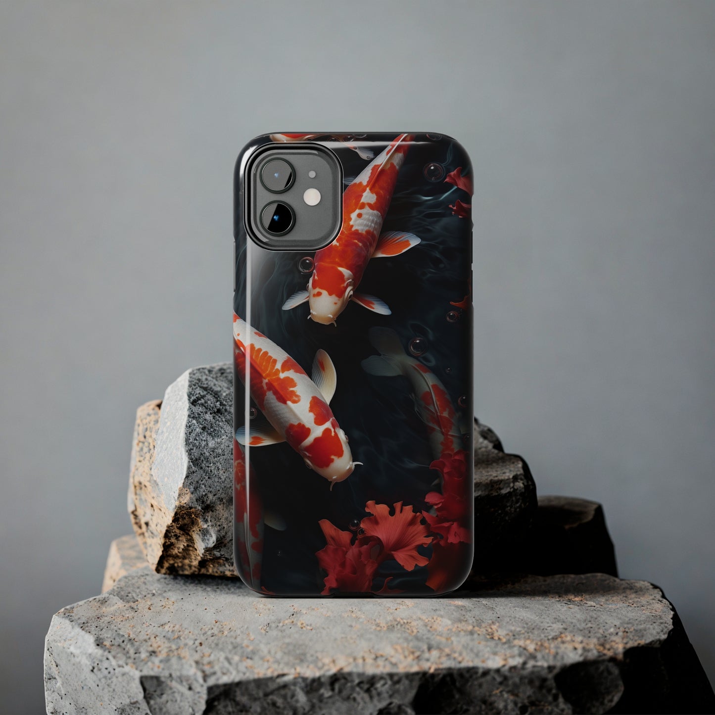 Koi fish #05, iPhone 7, 8, X, 11, 12, 13, 14, 15+ case.