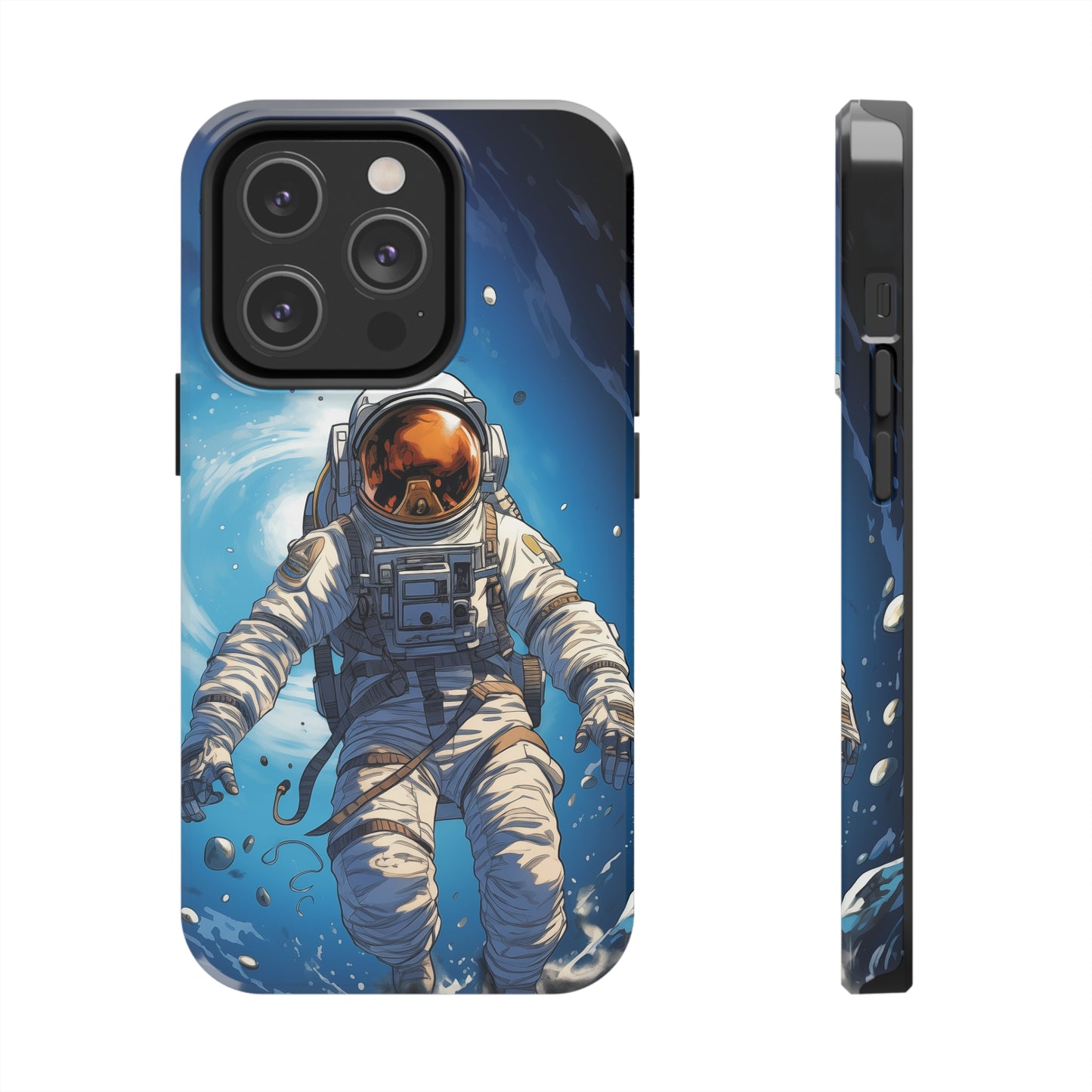 Astronaut #02, iPhone 7, 8, X, 11, 12, 13, 14, 15+ case.