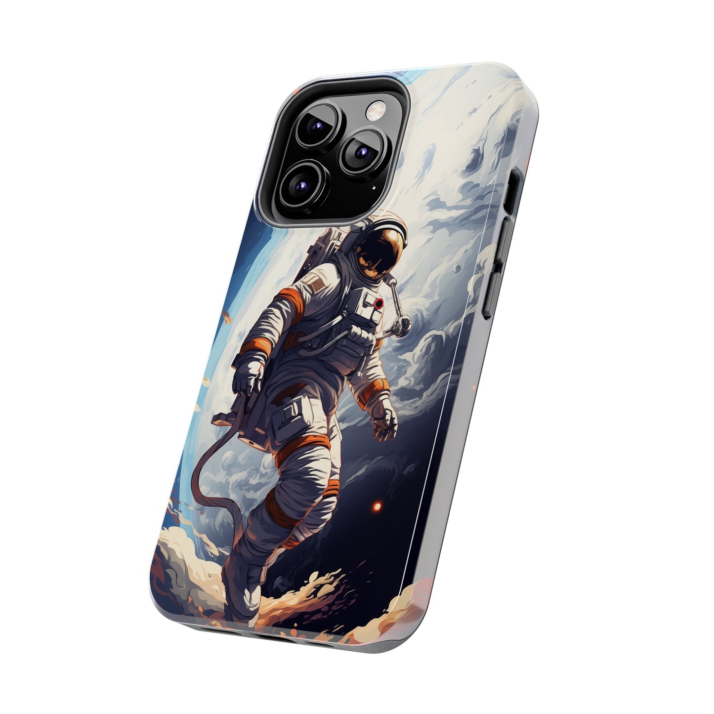 Astronaut #04, iPhone 7, 8, X, 11, 12, 13, 14, 15+ case.