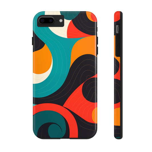 Abstract Shapes #03, iPhone 7, 8, X, 11, 12, 13, 14, 15+ case.