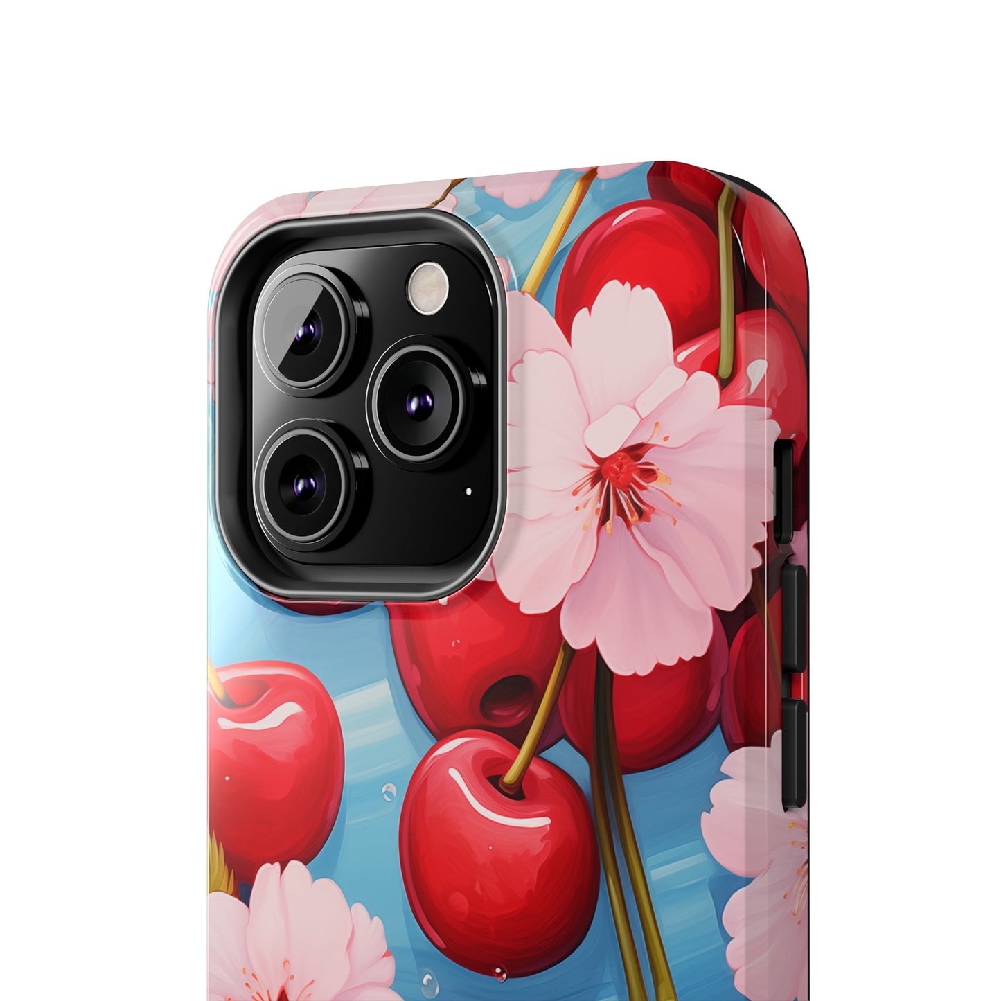 Cherries #04, iPhone 7, 8, X, 11, 12, 13, 14, 15+ case.