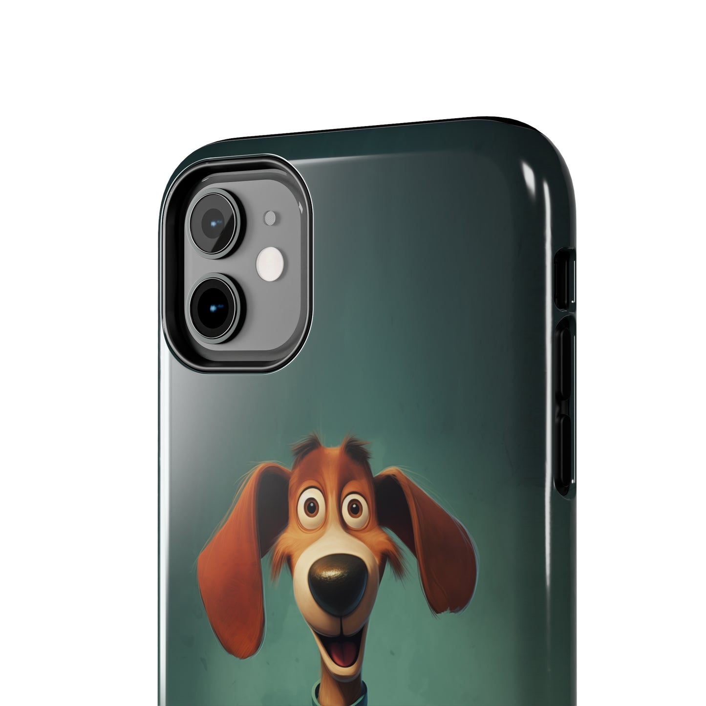 Hux, Cartoon Dog, iPhone 7, 8, X, 11, 12, 13, 14, 15+ case.