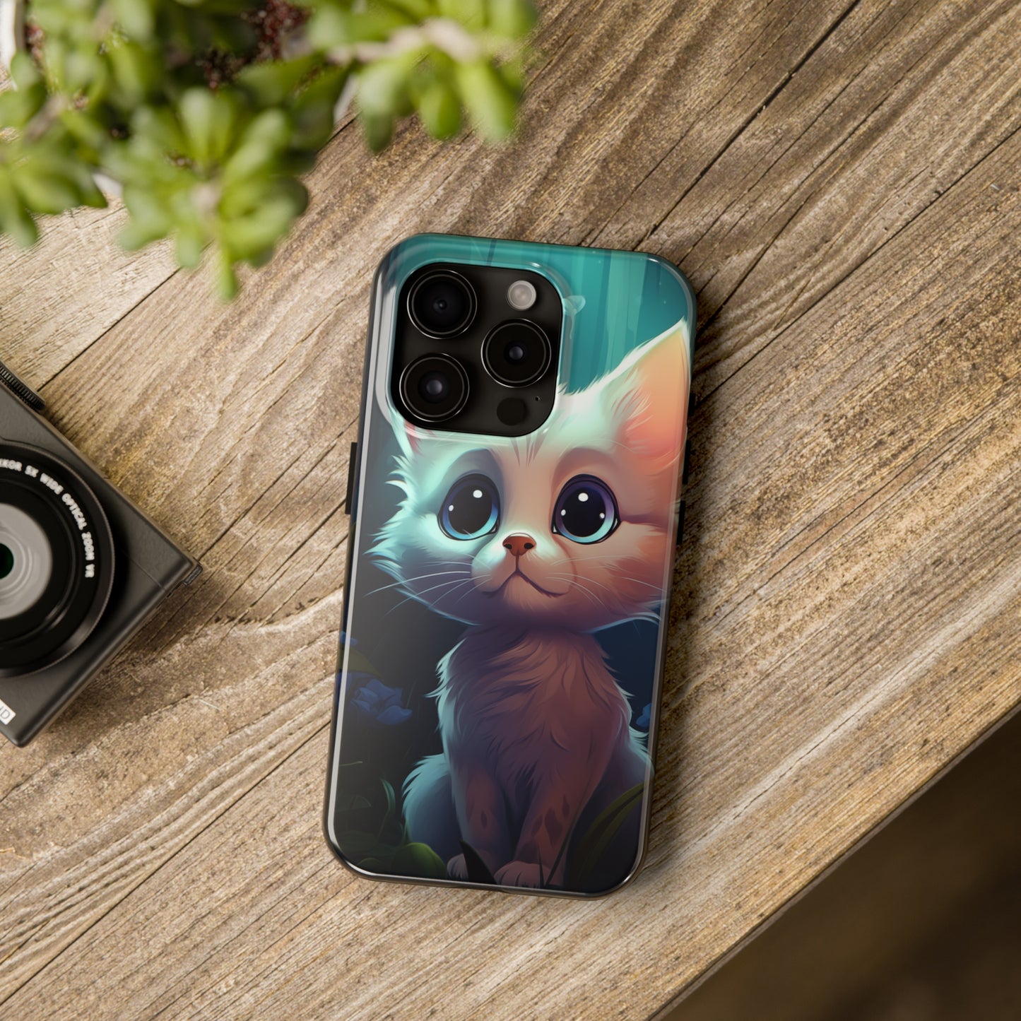 Kitten, iPhone 7, 8, X, 11, 12, 13, 14, 15+ case.