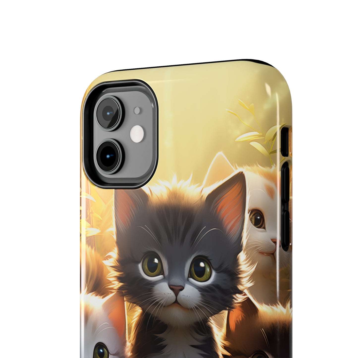 Kittens #02, iPhone 7, 8, X, 11, 12, 13, 14, 15+ case.