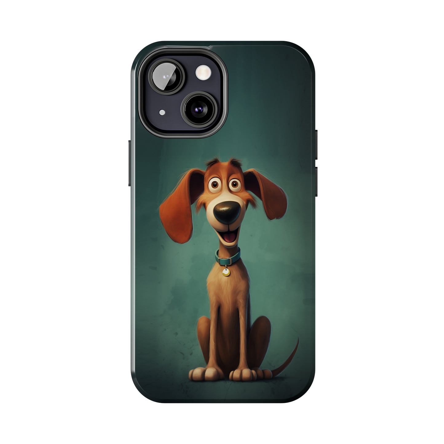 Hux, Cartoon Dog, iPhone 7, 8, X, 11, 12, 13, 14, 15+ case.