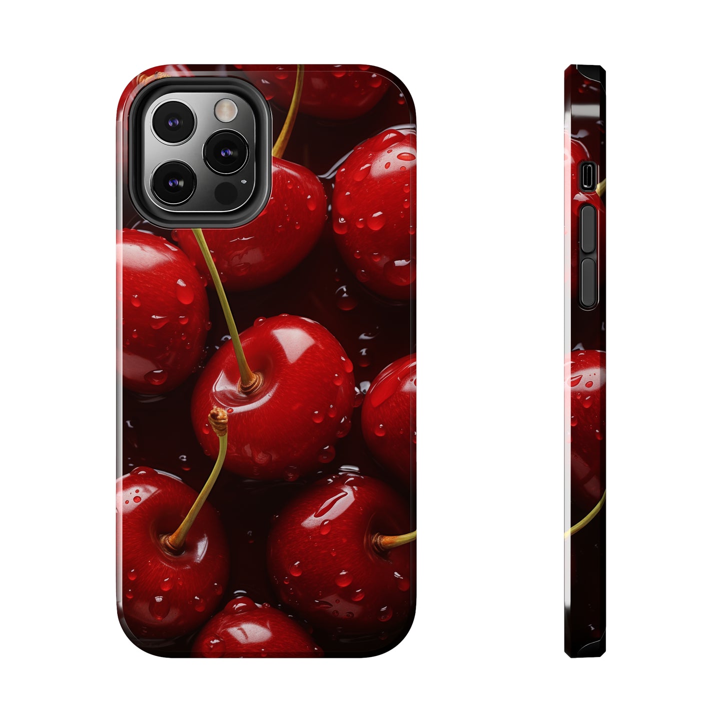 Cherries #07, iPhone 7, 8, X, 11, 12, 13, 14, 15+ case.