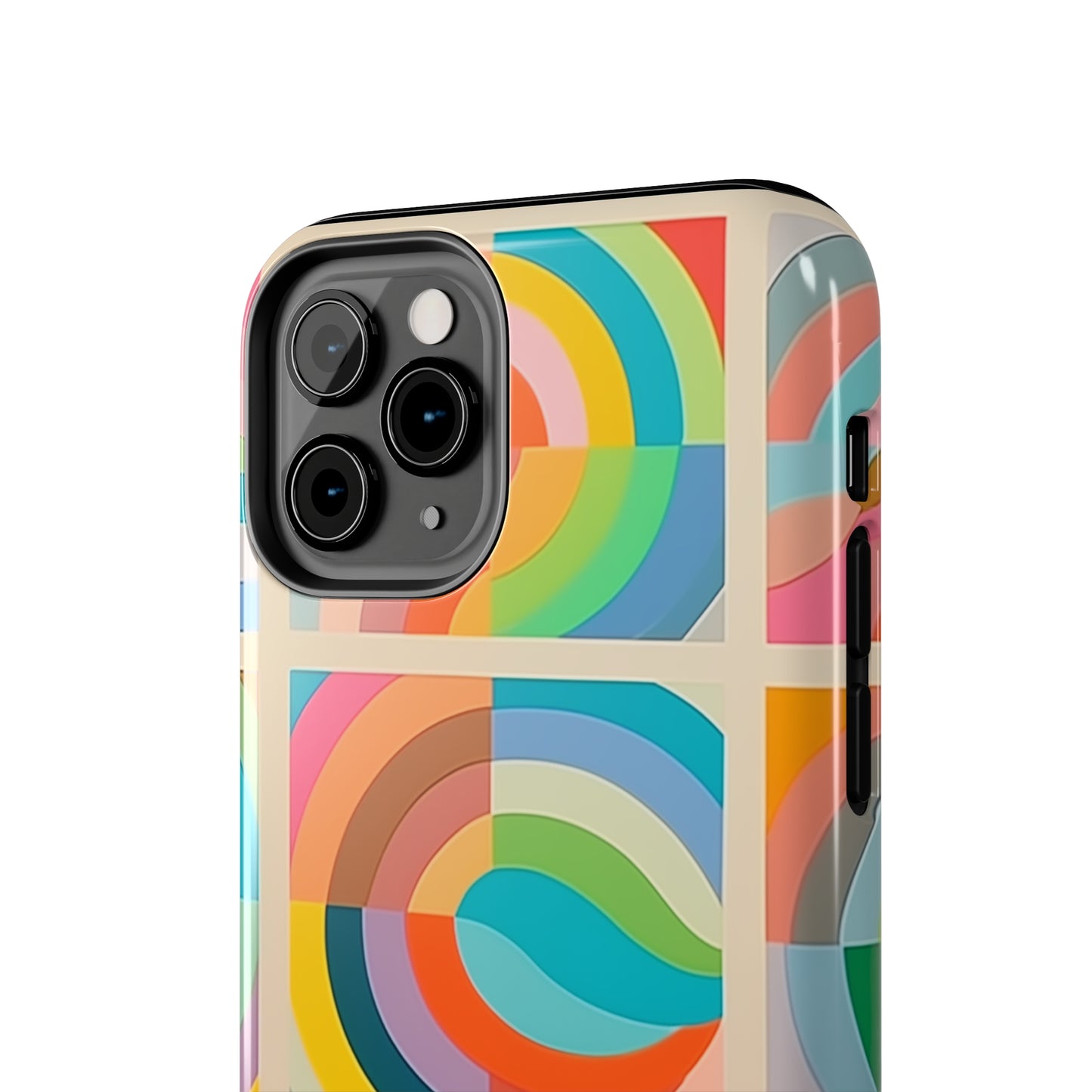 Abstract Colorful Lines #02, iPhone 7, 8, X, 11, 12, 13, 14, 15+ case.