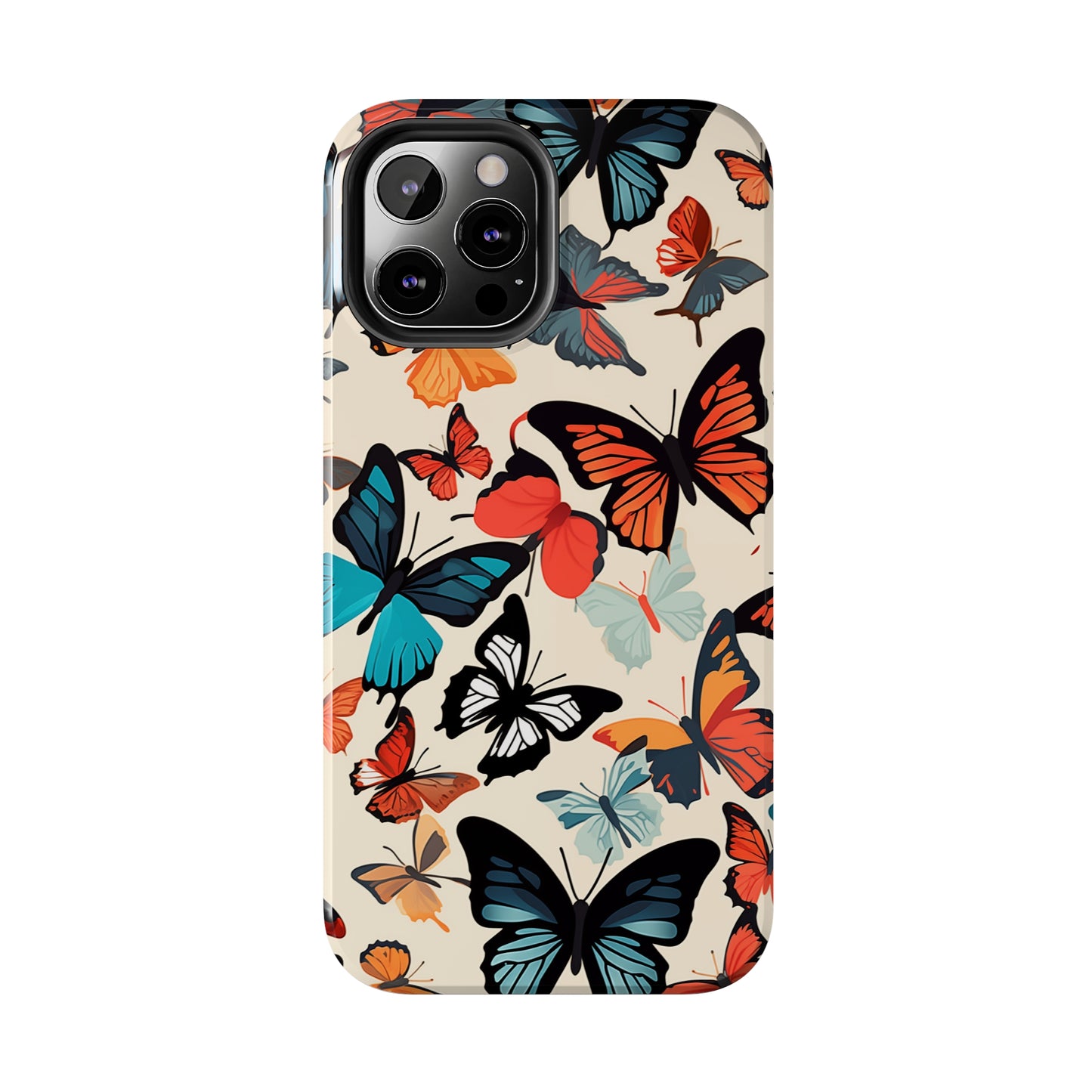 Butterflies #02, iPhone 7, 8, X, 11, 12, 13, 14, 15+ case.