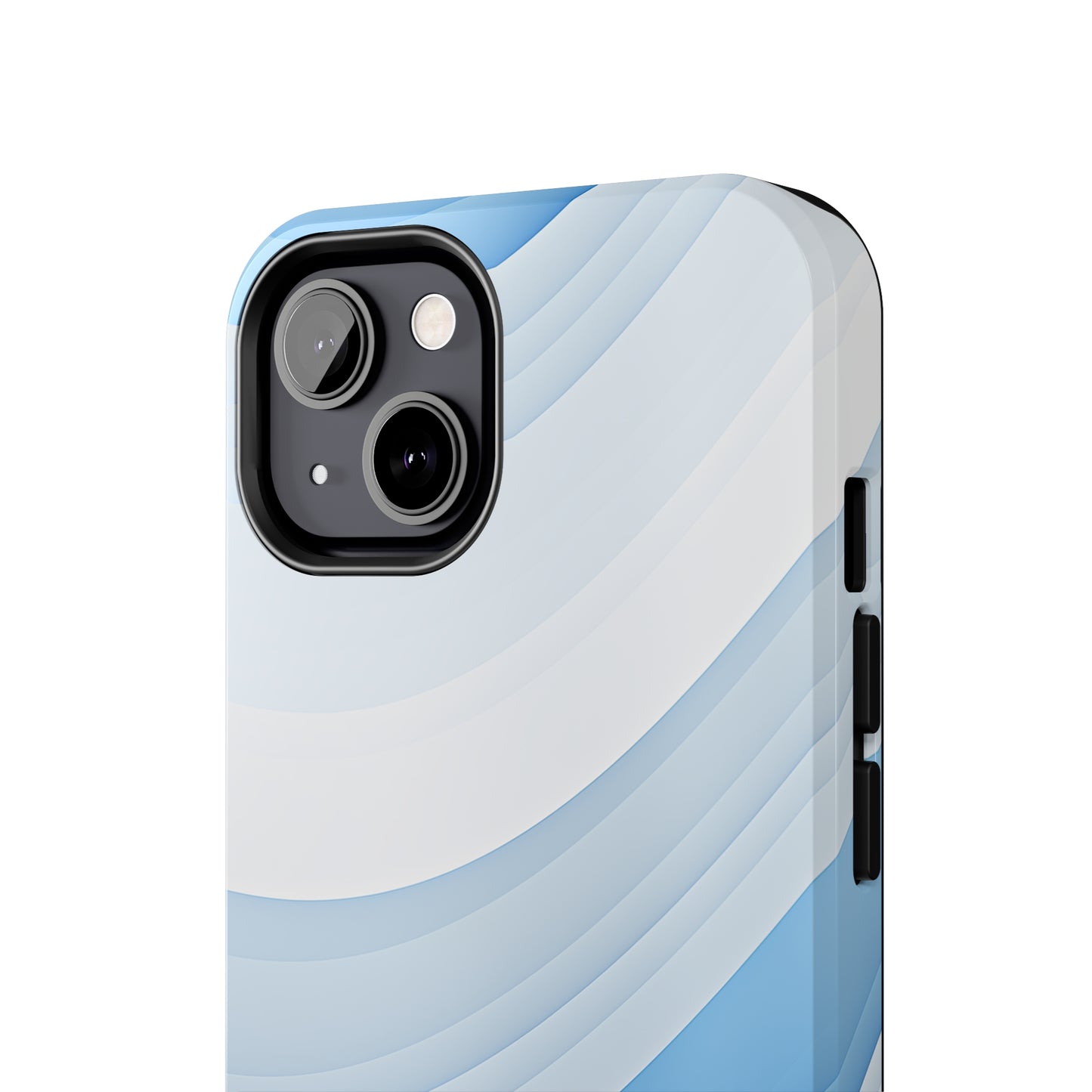 Blue Stripes #02, iPhone 7, 8, X, 11, 12, 13, 14, 15+ case.