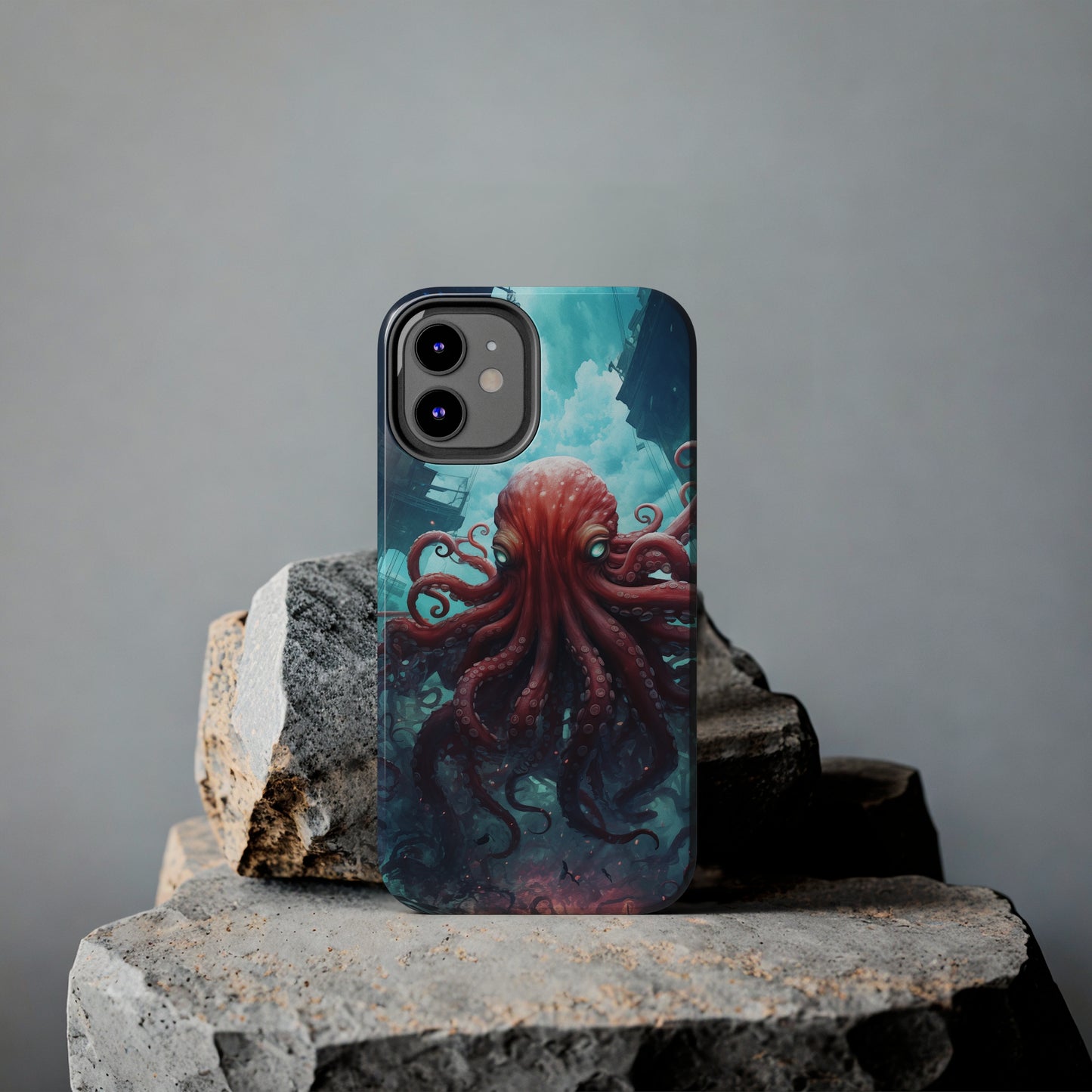 Octopus #01, iPhone 7, 8, X, 11, 12, 13, 14, 15+ case.