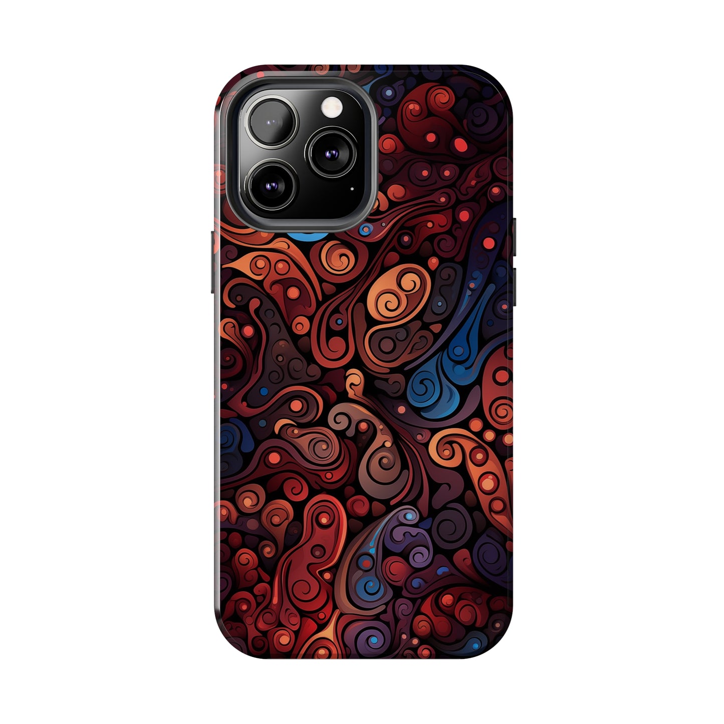 Abstract Colorful Swirls #04, iPhone 7, 8, X, 11, 12, 13, 14, 15+ case.