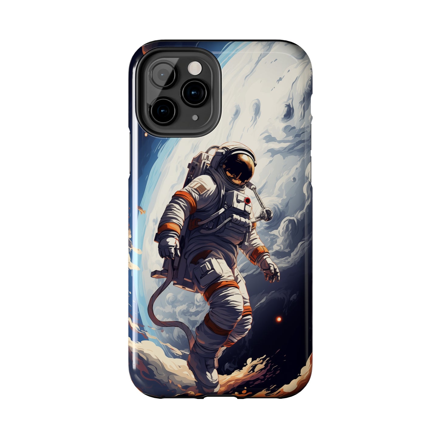 Astronaut #04, iPhone 7, 8, X, 11, 12, 13, 14, 15+ case.