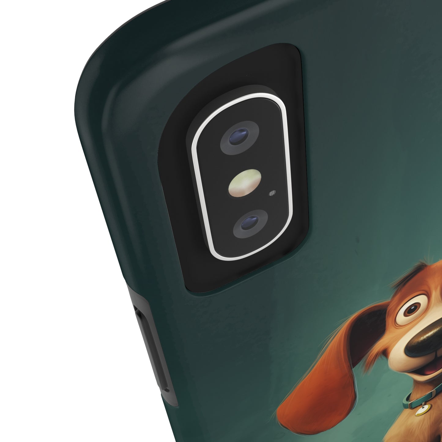 Hux, Cartoon Dog, iPhone 7, 8, X, 11, 12, 13, 14, 15+ case.