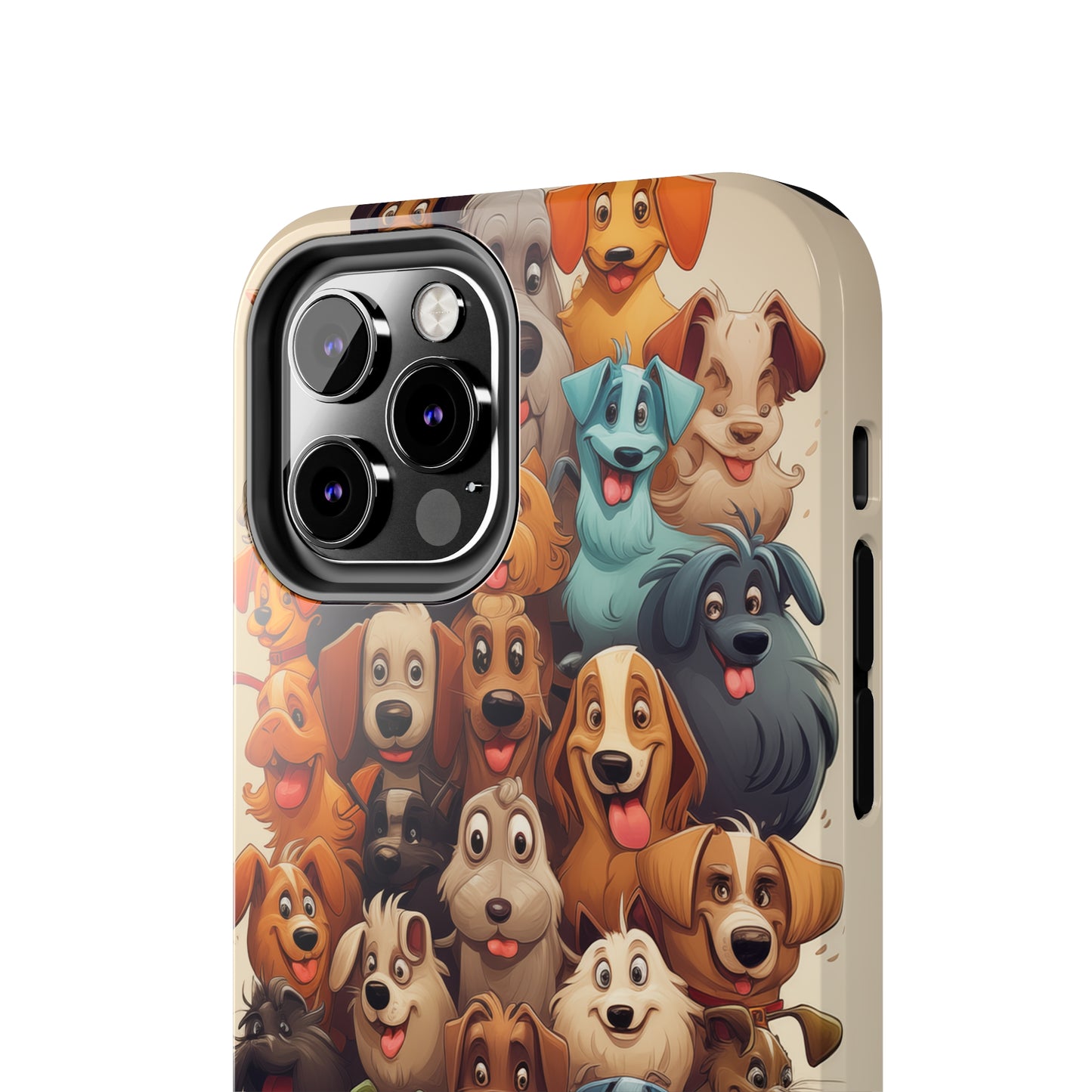 100 Dogs, iPhone 7, 8, X, 11, 12, 13, 14, 15+ case.