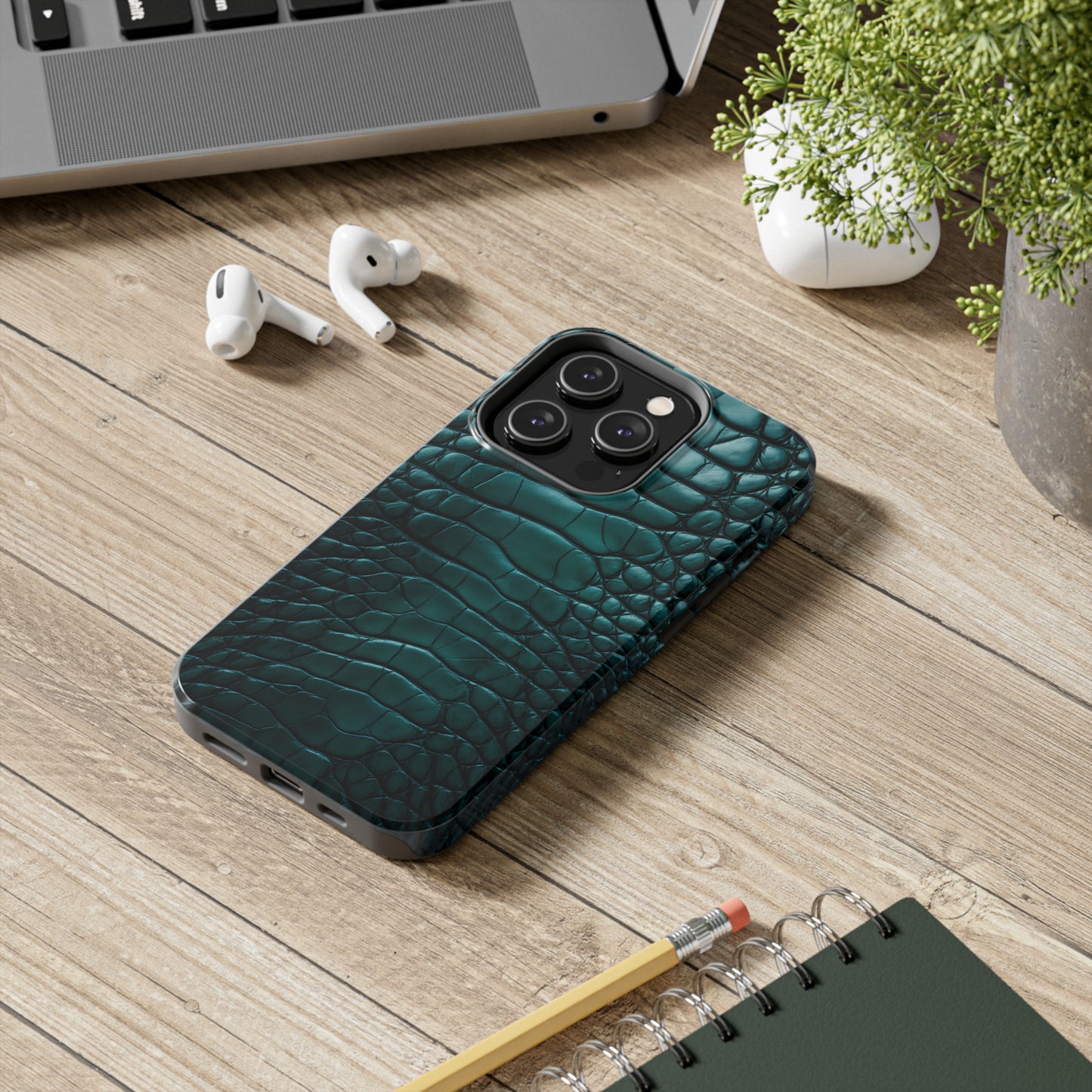 Alligator skin #02, iPhone 7, 8, X, 11, 12, 13, 14, 15+ case.