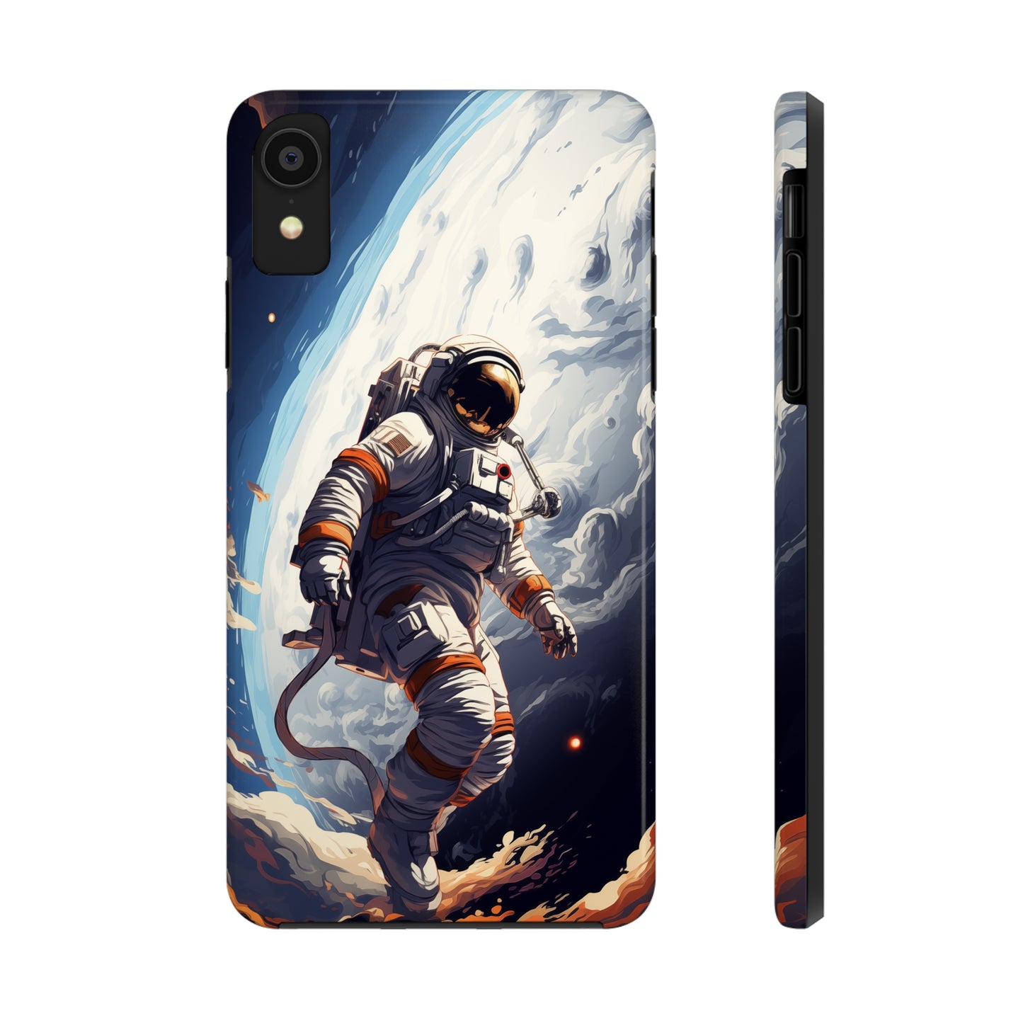 Astronaut #04, iPhone 7, 8, X, 11, 12, 13, 14, 15+ case.