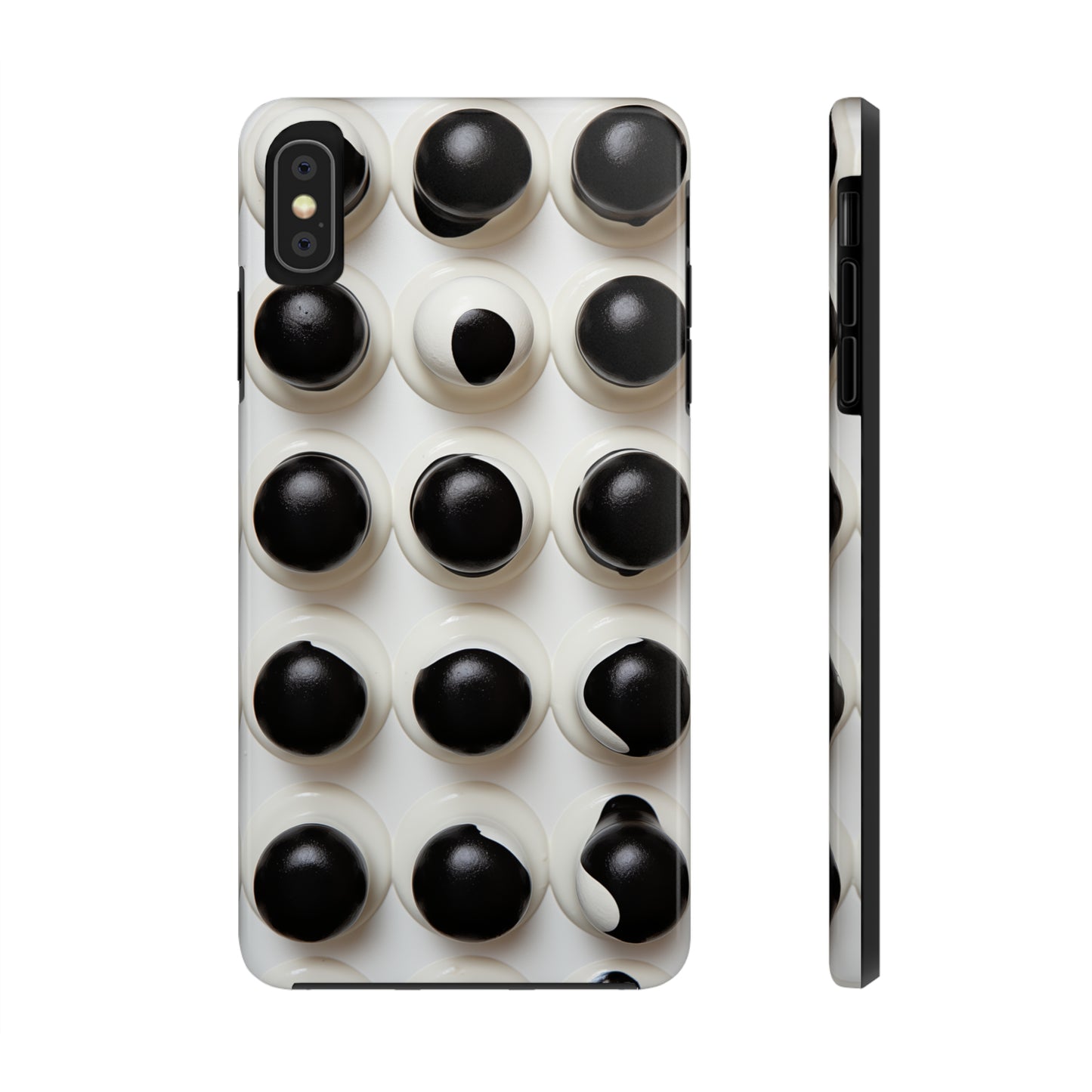 Dots, iPhone 7, 8, X, 11, 12, 13, 14, 15+ case.