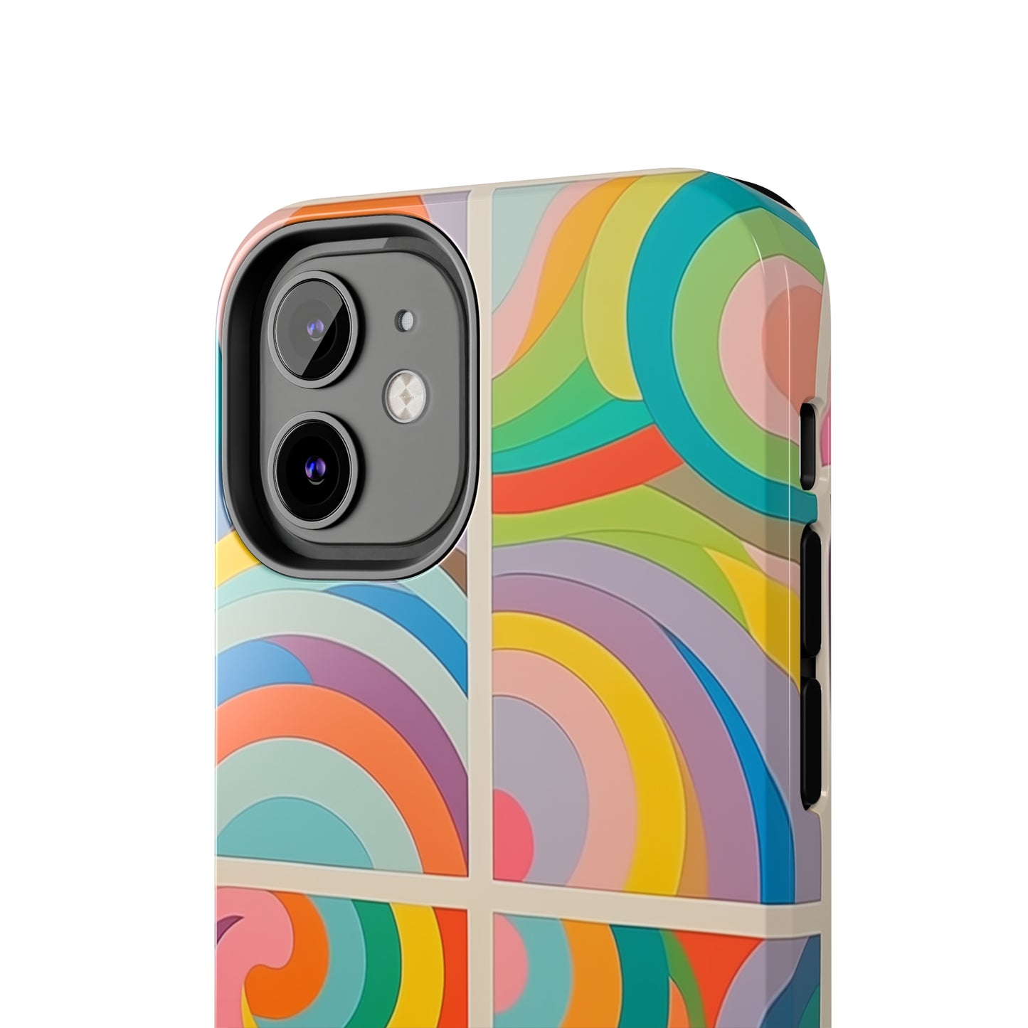 Abstract Colorful Lines #03, iPhone 7, 8, X, 11, 12, 13, 14, 15+ case.