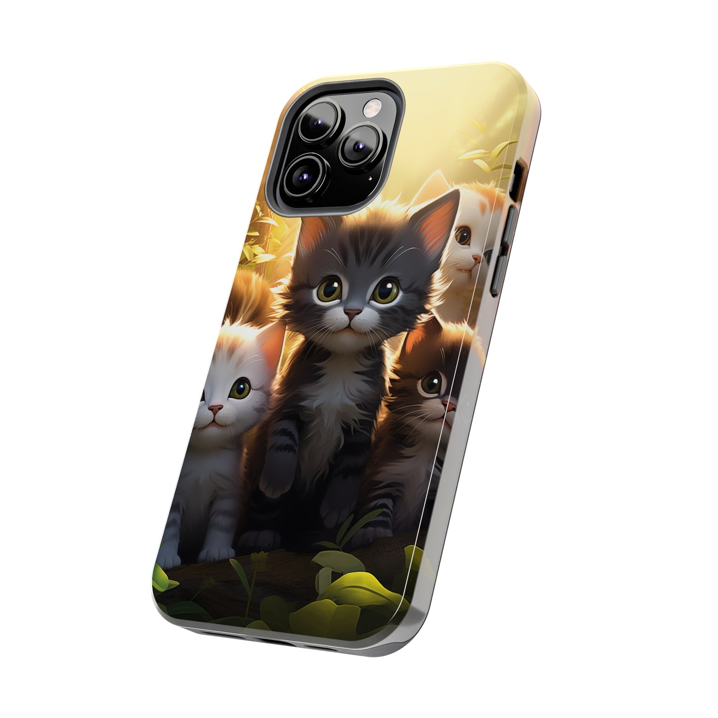 Kittens #02, iPhone 7, 8, X, 11, 12, 13, 14, 15+ case.