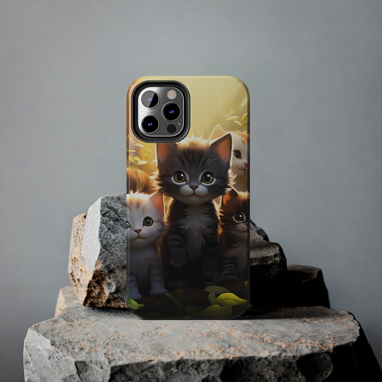 Kittens #02, iPhone 7, 8, X, 11, 12, 13, 14, 15+ case.