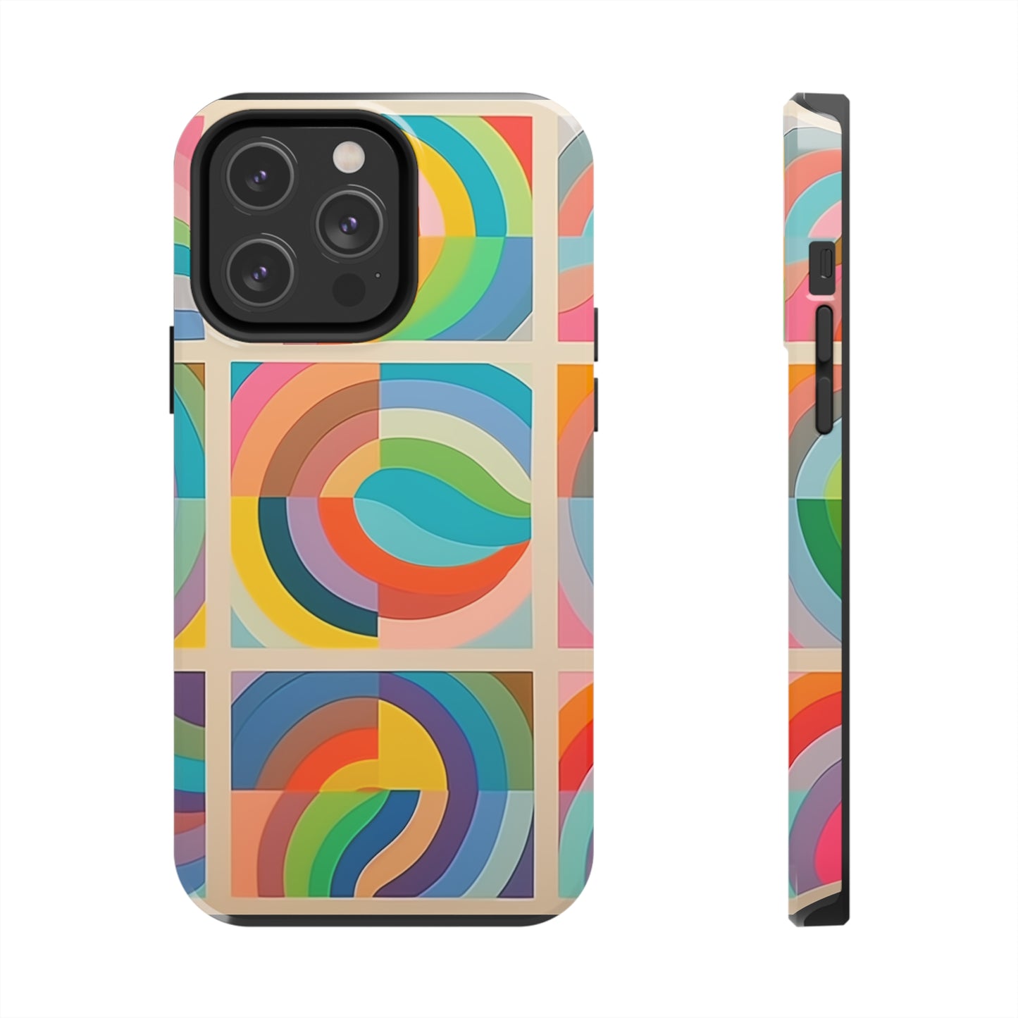 Abstract Colorful Lines #02, iPhone 7, 8, X, 11, 12, 13, 14, 15+ case.