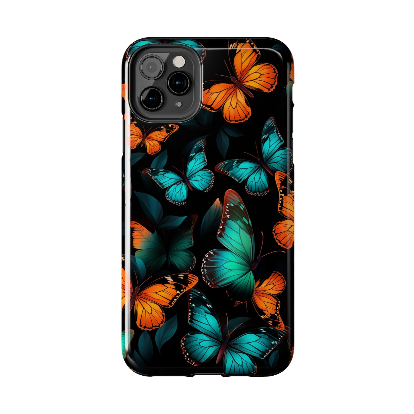 Butterflies #03, iPhone 7, 8, X, 11, 12, 13, 14, 15+ case.