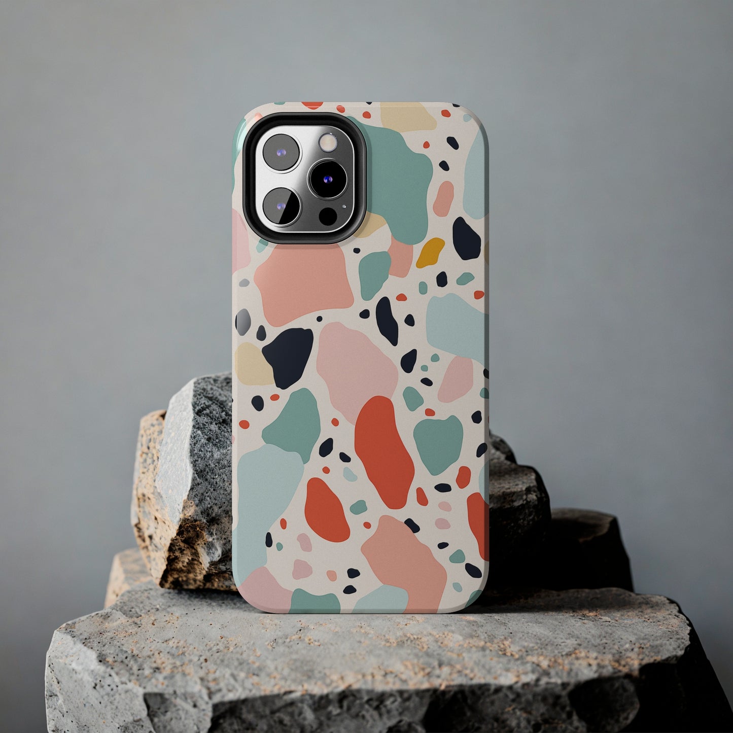 Terrazzo, iPhone 7, 8, X, 11, 12, 13, 14, 15+ case.