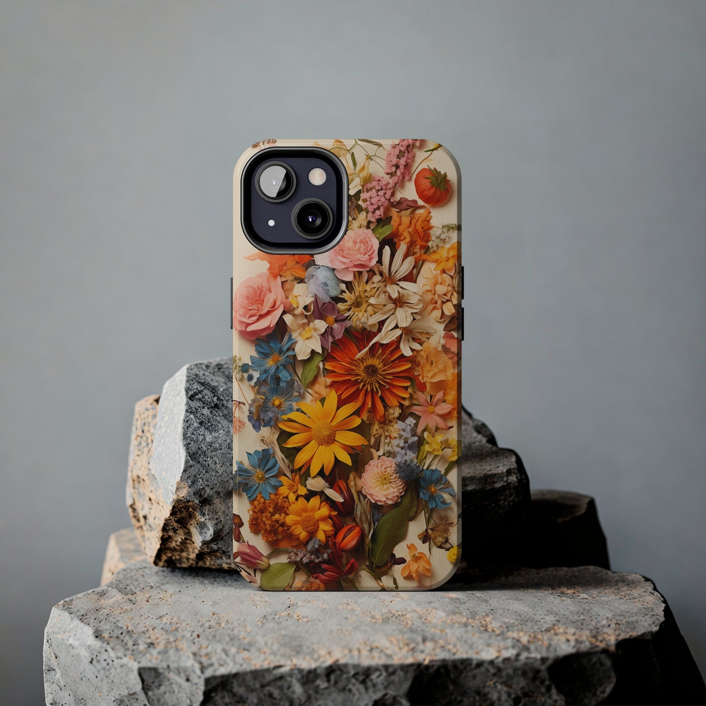 Dried Flowers #03, iPhone 7, 8, X, 11, 12, 13, 14, 15+ case.