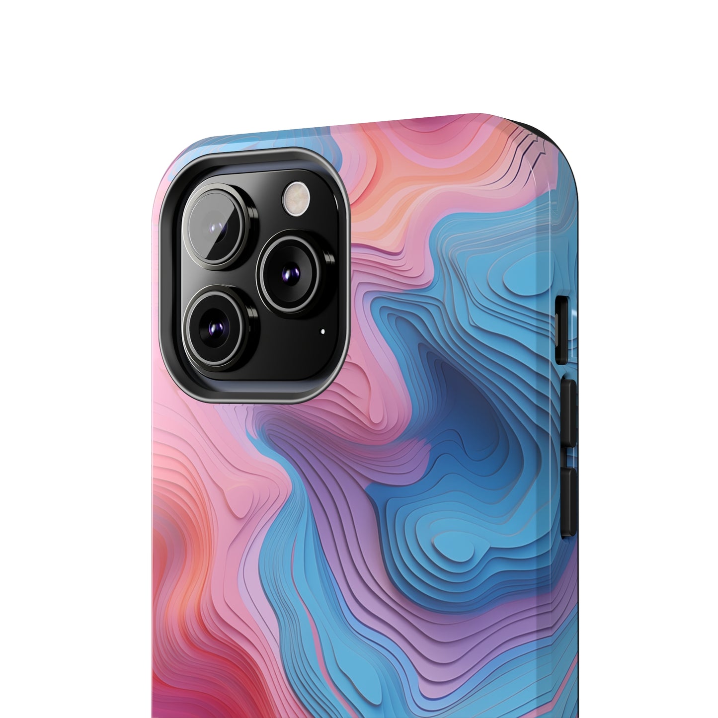 Topographical #02, iPhone 7, 8, X, 11, 12, 13, 14, 15+ case.